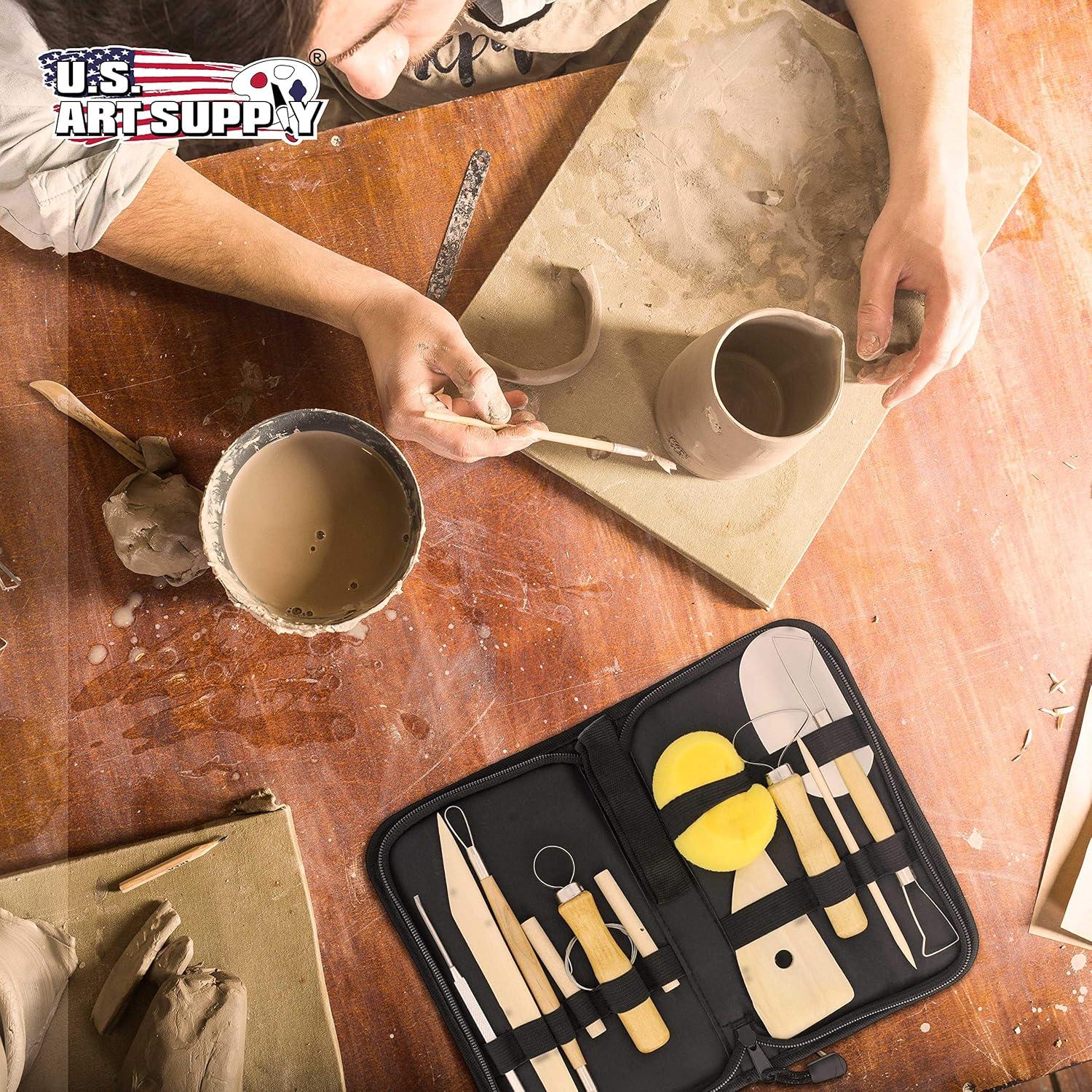 Juego de Herramientas de Cerámica U.S. Art Supply 12 Piezas