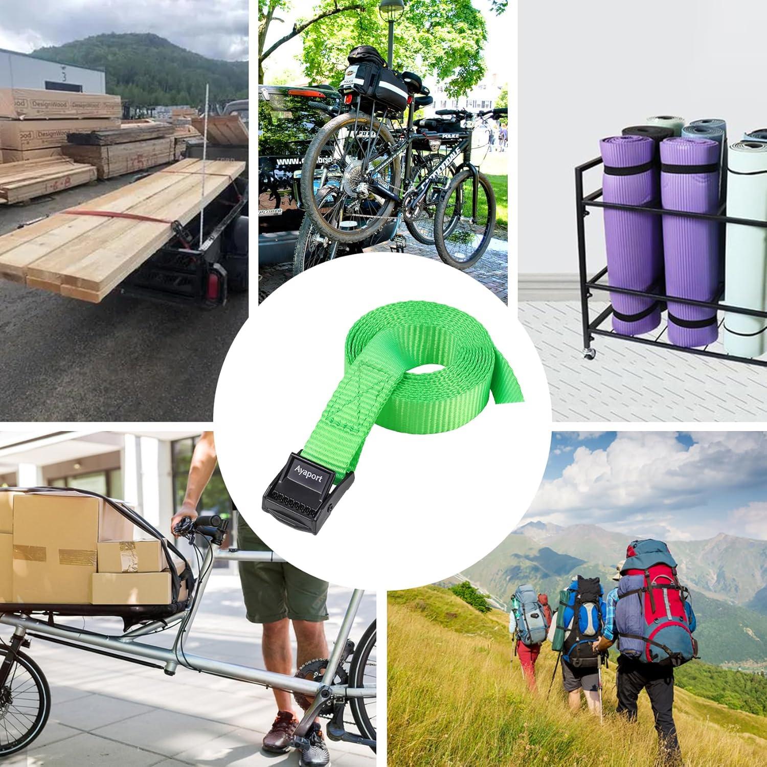 Correas de Amarre Ayaport 4ft Verde con Hebillas Ajustables