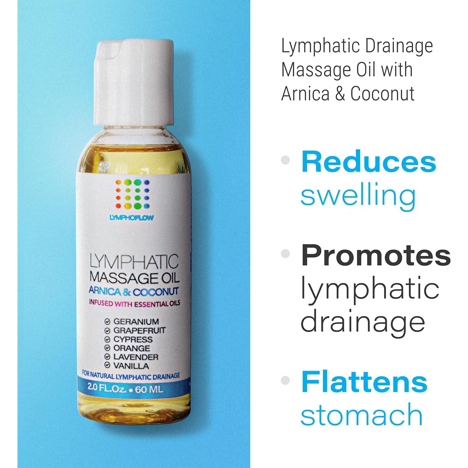 Aceite de Masaje Linfático Bruizex 59 ml - Árnica y Coco