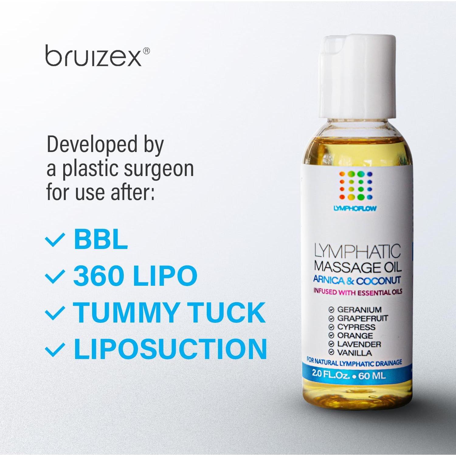 Aceite de Masaje Linfático Bruizex 59 ml - Árnica y Coco