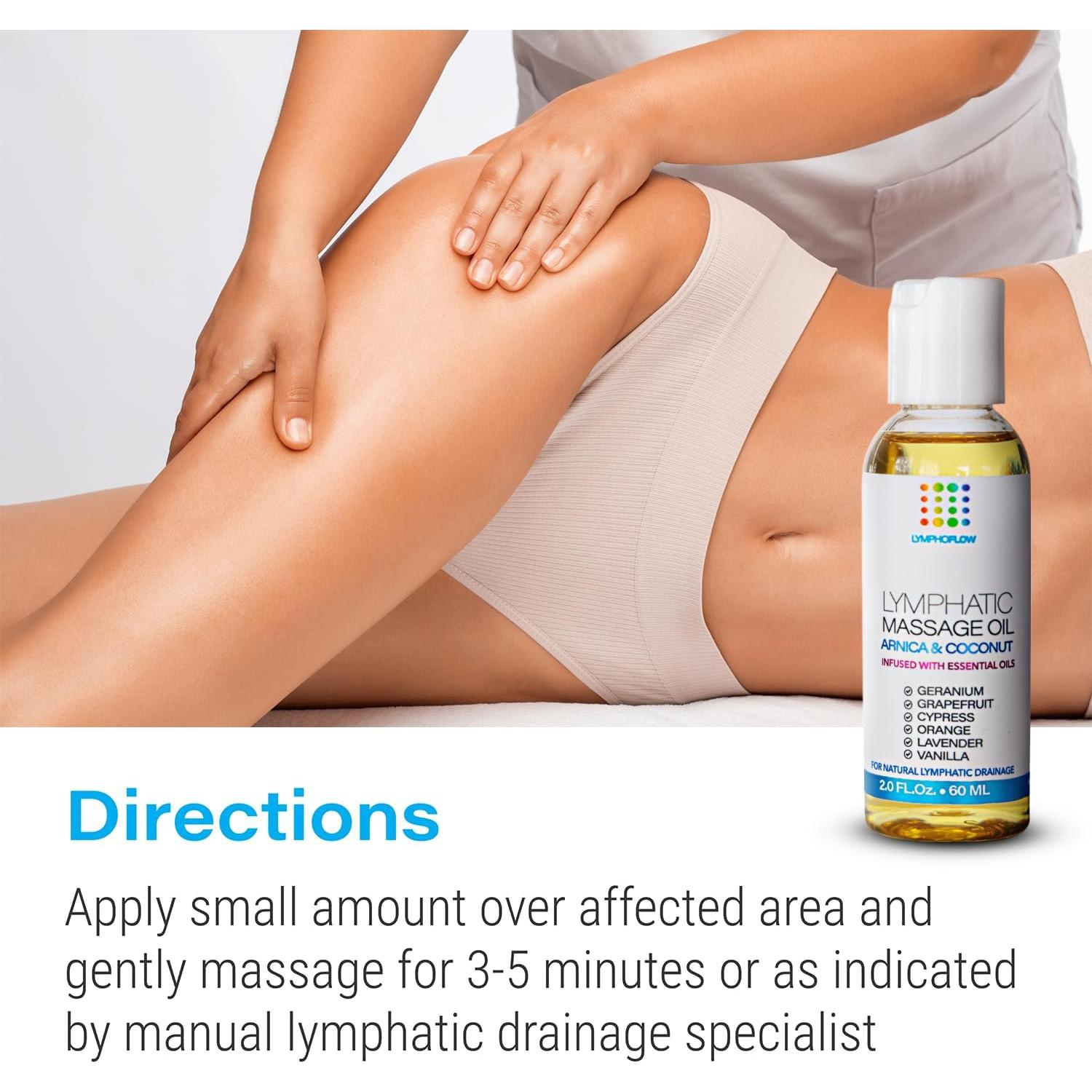 Aceite de Masaje Linfático Bruizex 59 ml - Árnica y Coco