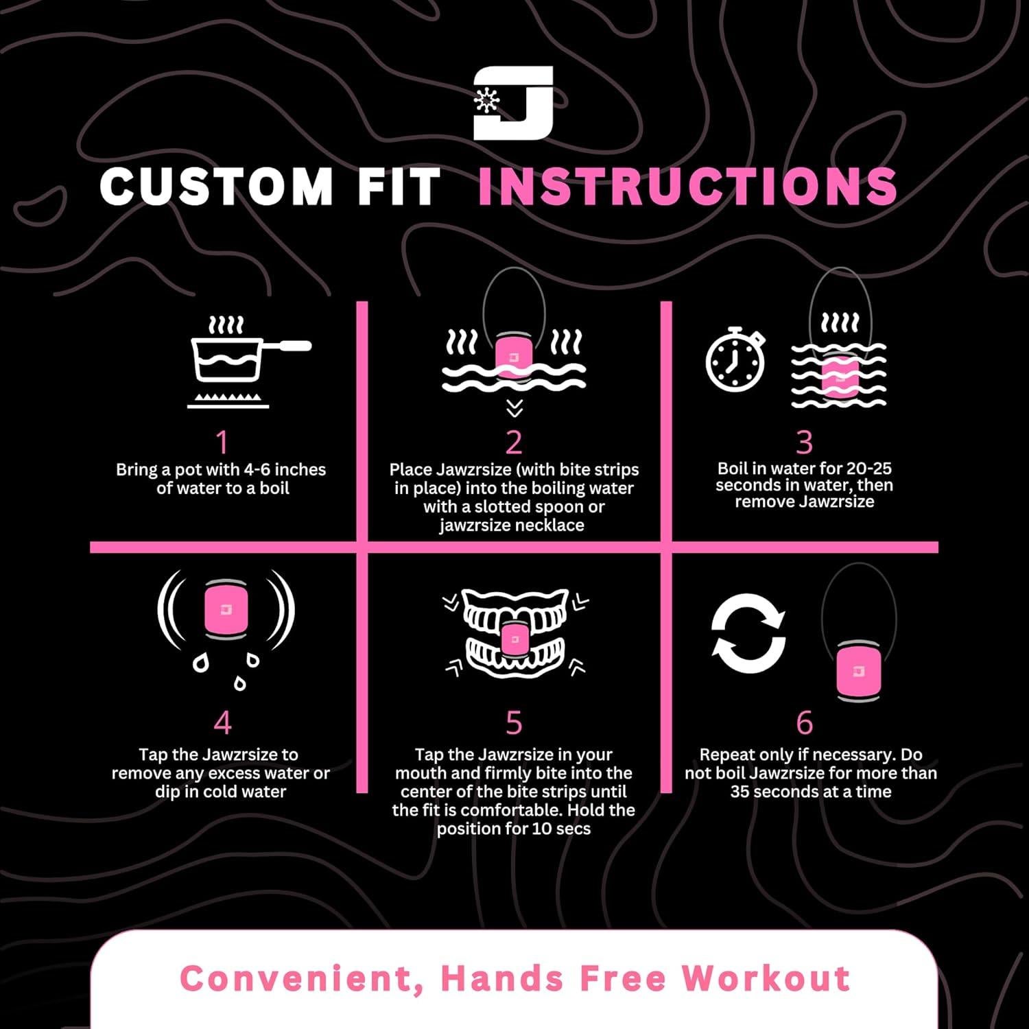 Ejercitador de Mandíbula Jawzrsize Pequeño Púrpura - Tonificador Facial