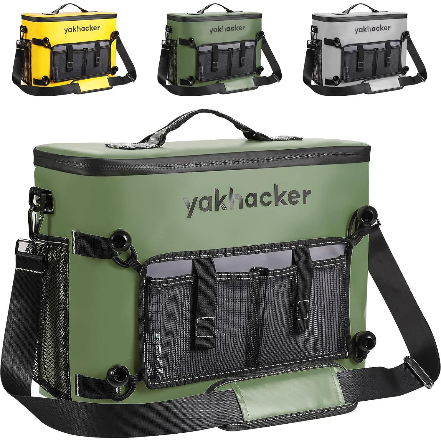 Enfriador Portátil YAKHACKER para Kayak Verde 30x43x17 cm