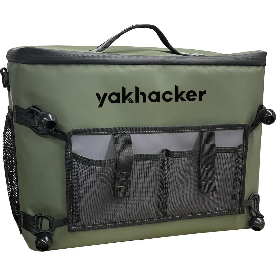 Enfriador Portátil YAKHACKER para Kayak Verde 30x43x17 cm