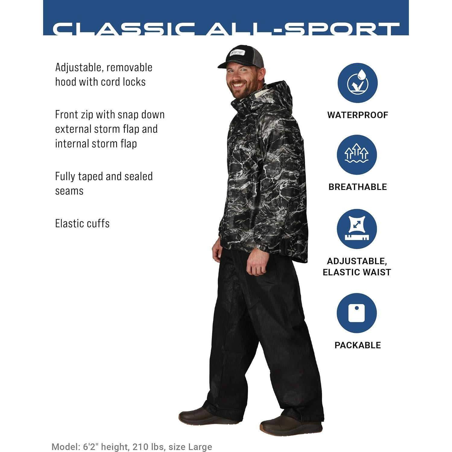 Traje de Lluvia FROGG TOGGS Clásico Impermeable para Hombre