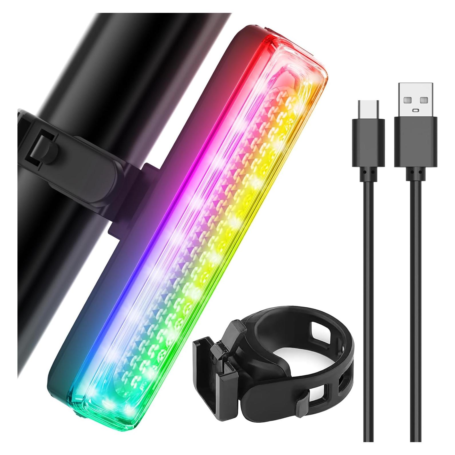 Luz Trasera LED REYUNGGO HC0107-01 USB-C Impermeable IPX6