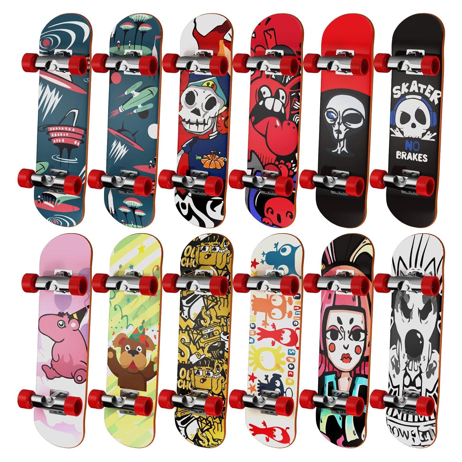 Set de 12 Patinetas de Dedo Hometall para Niños