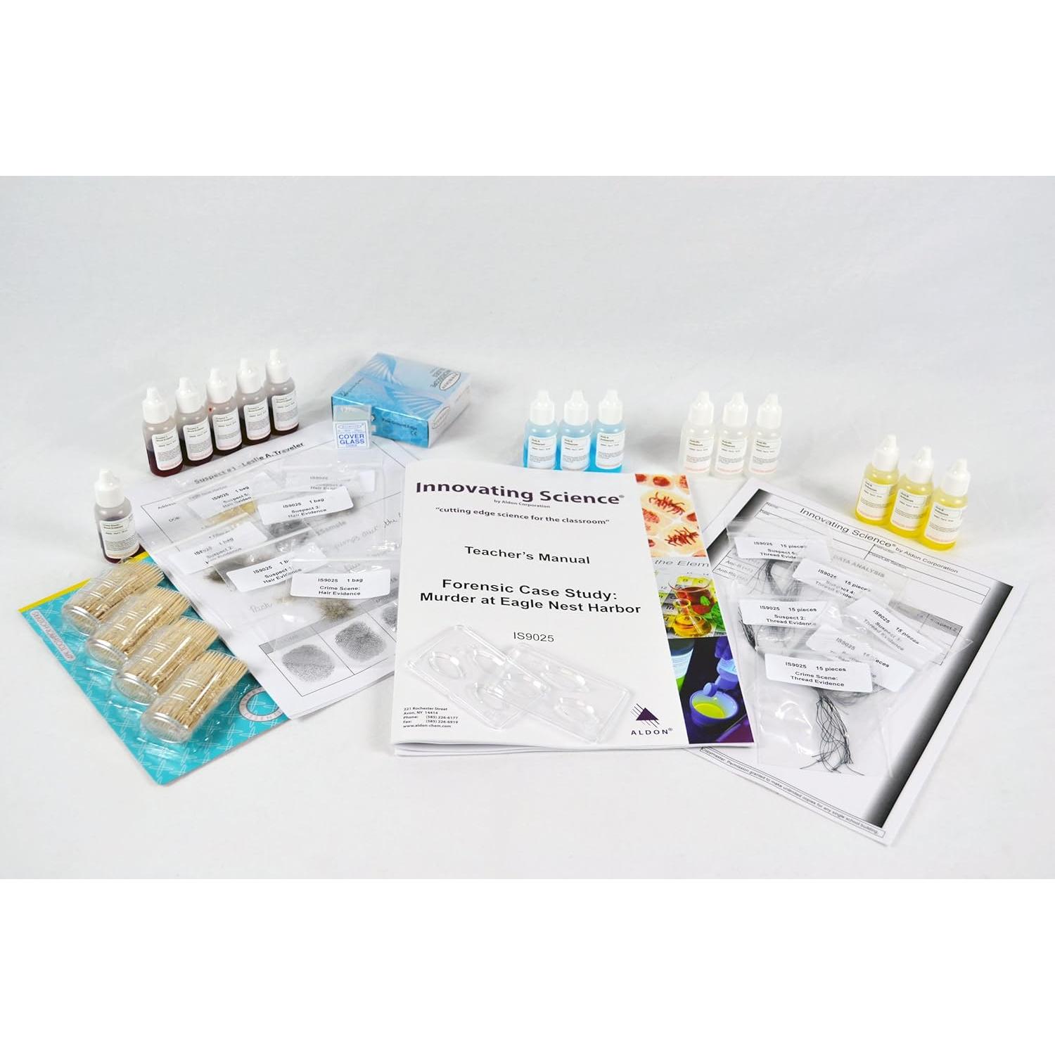 Kit Forense Ciencia Innovadora Estudio de Caso Asesinato