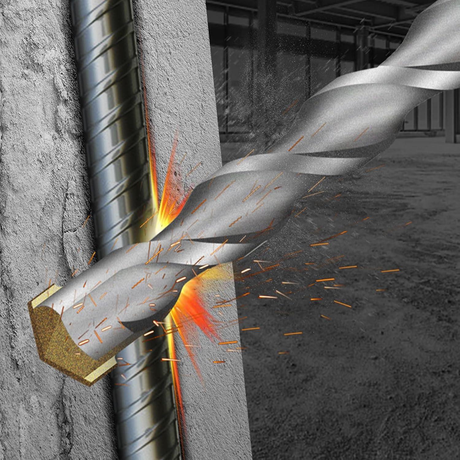 Paquete de 2 brocas SDS Plus 2.54 cm x 30.48 cm DKIBBITH