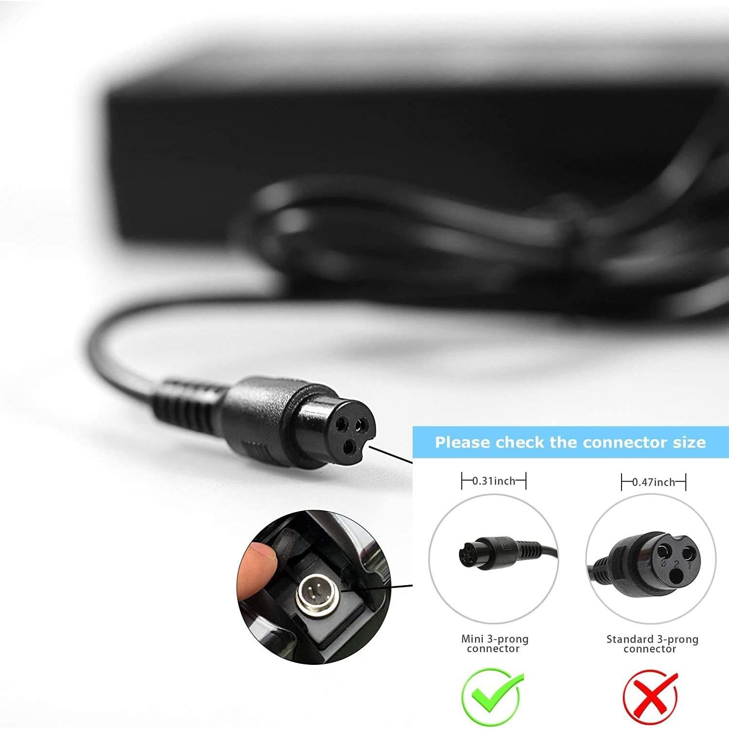 Puerto de Carga FEC tech GLDYTIMES 3 Pines para Hoverboard