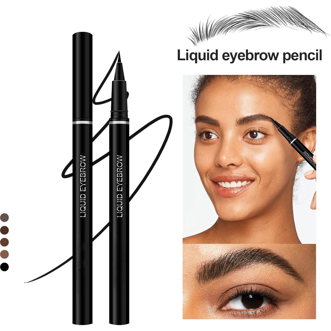 Delineador Líquido Impermeable Easilydays #01 Marrón Grisáceo