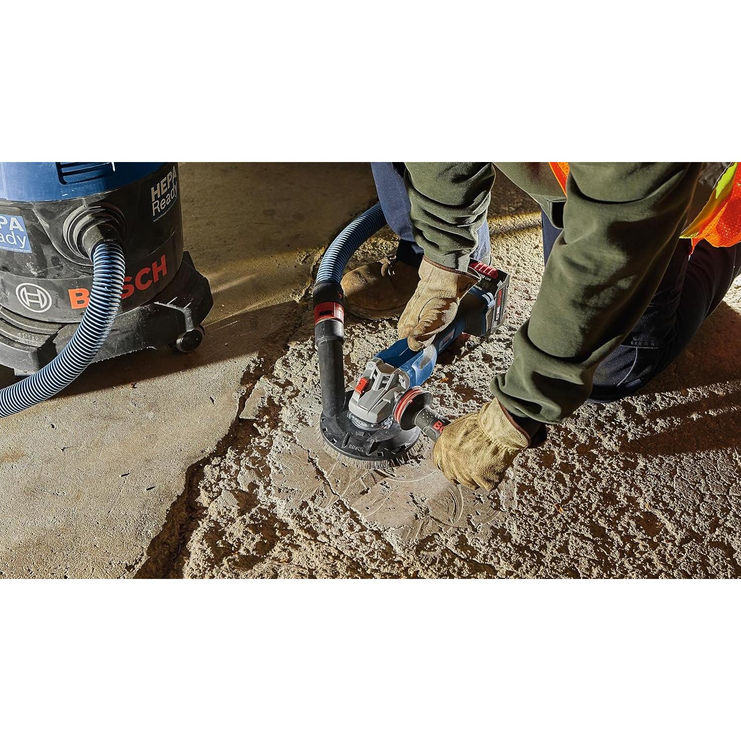 BOSCH GWS18V-13PB14 PROFACTOR™ 18V 5 – 6 In. Angle Grinder with Paddle Switch with (1) CORE18V® 8 Ah High Power Battery