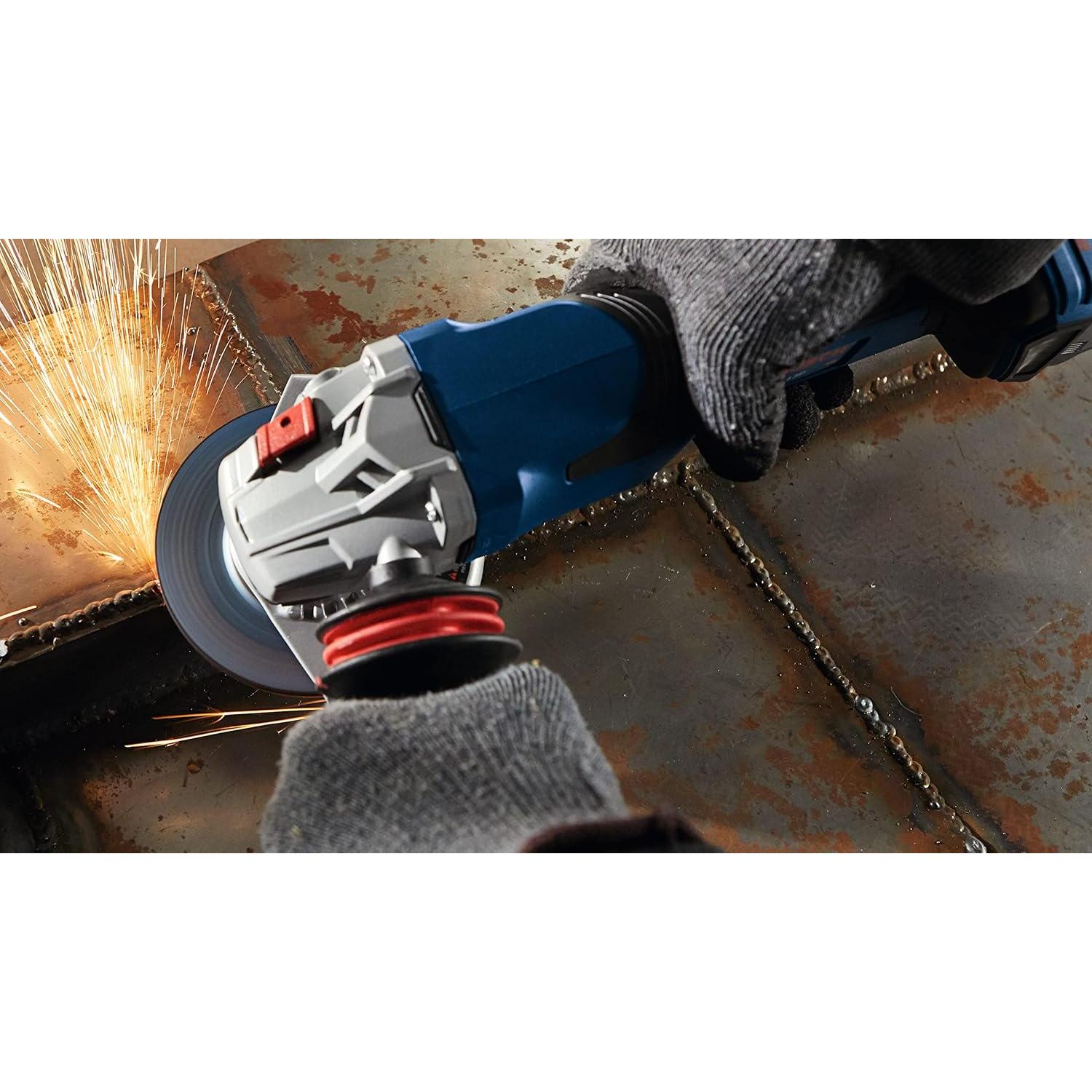 BOSCH GWS18V-13PB14 PROFACTOR™ 18V 5 – 6 In. Angle Grinder with Paddle Switch with (1) CORE18V® 8 Ah High Power Battery
