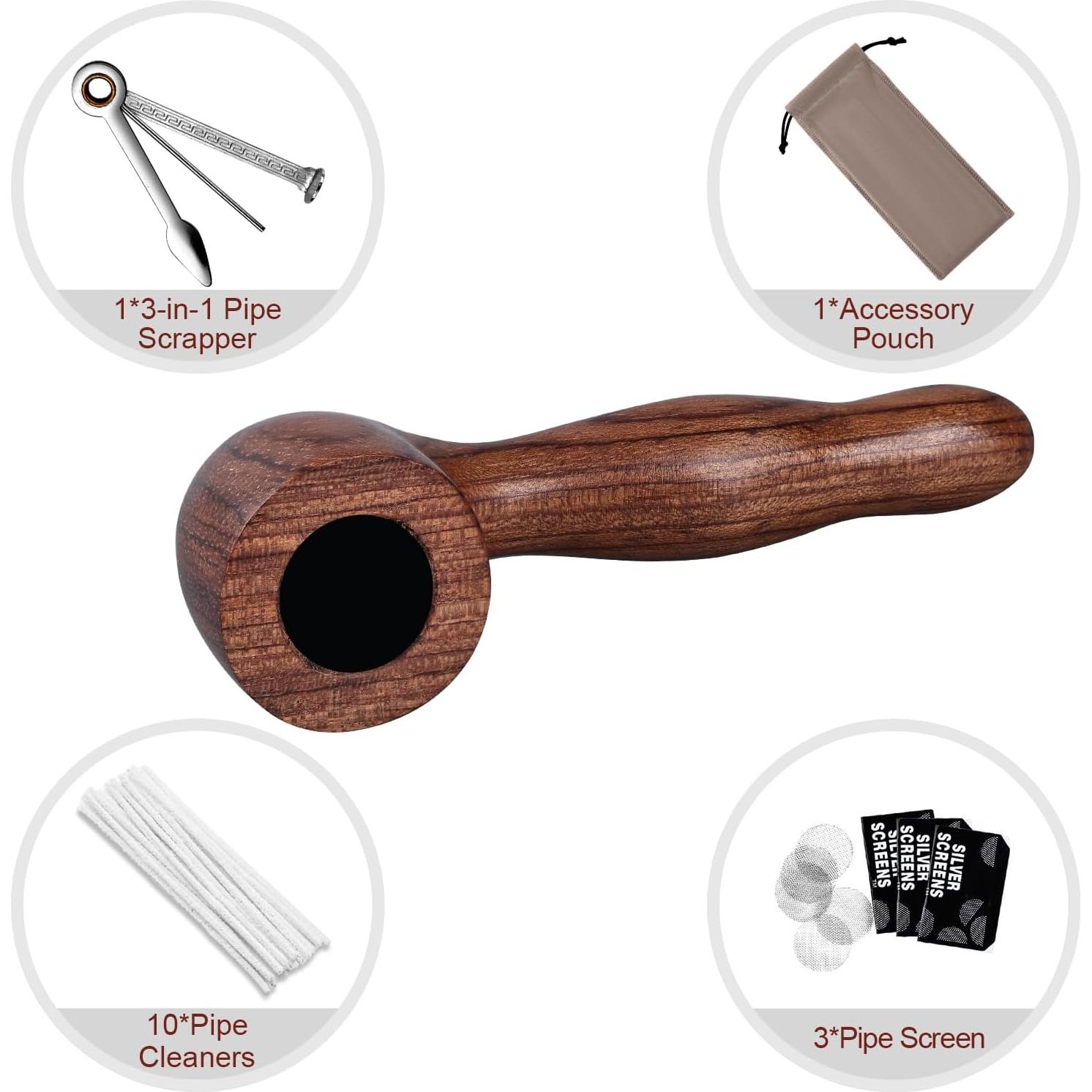 Conjunto de Pipas de Tabaco Joyoldelf Billiard Mini con Estuche