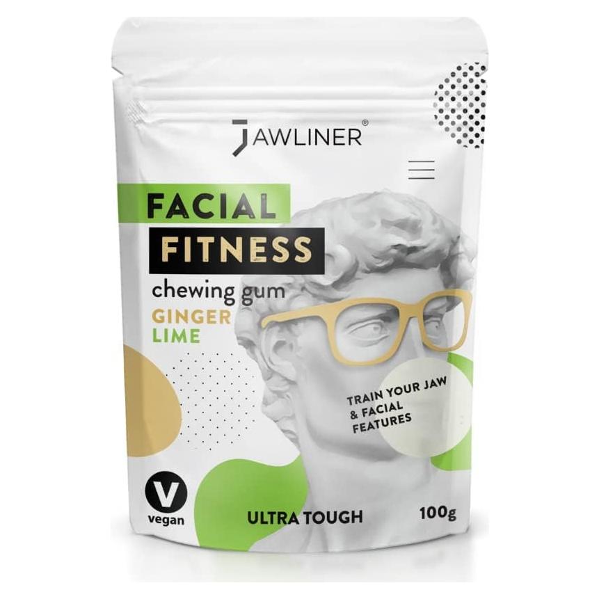 Chicle duro Jawliner para mandíbulas fuertes - Jengibre Lima