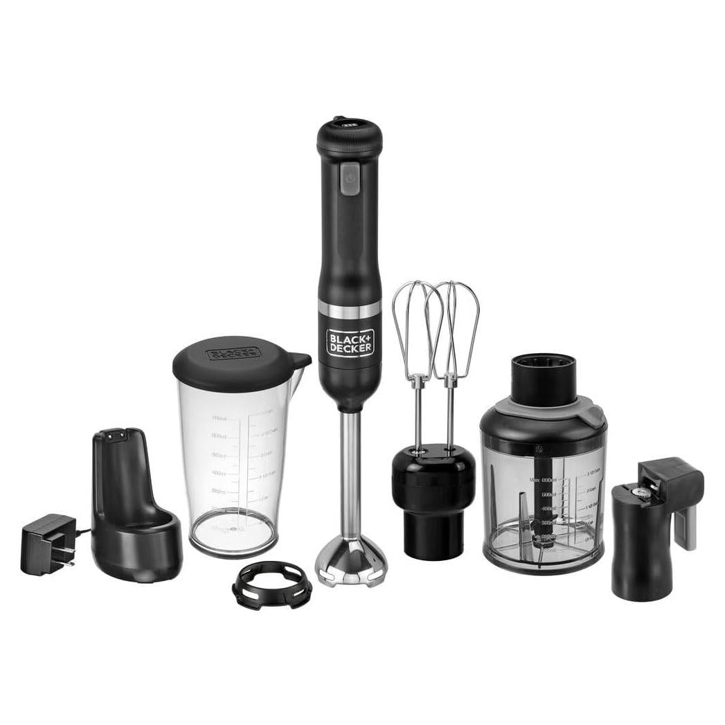 Batidora de Mano Inalámbrica BLACK+DECKER 4 en 1, 220V