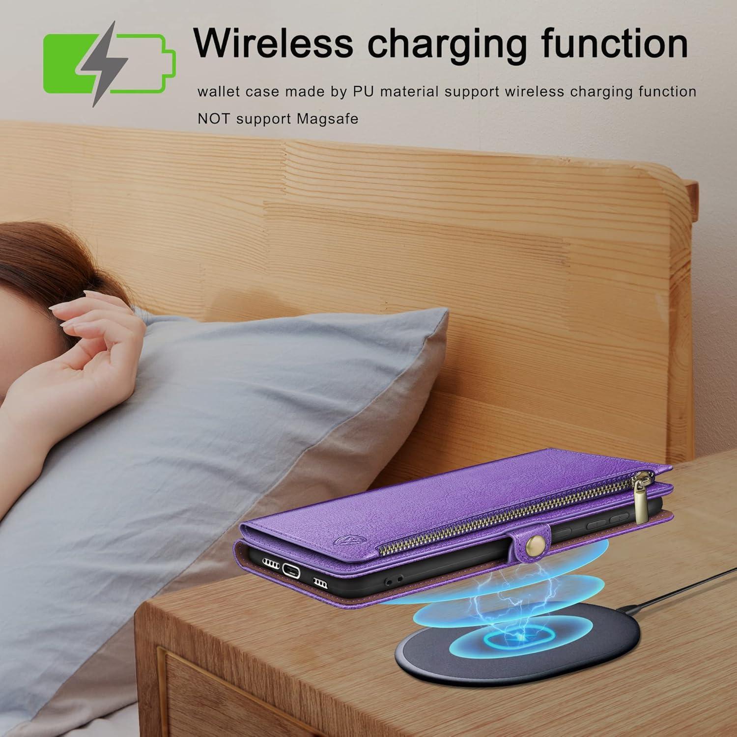 Funda XcaseBar para iPhone 16 Pro Max con billetera RFID