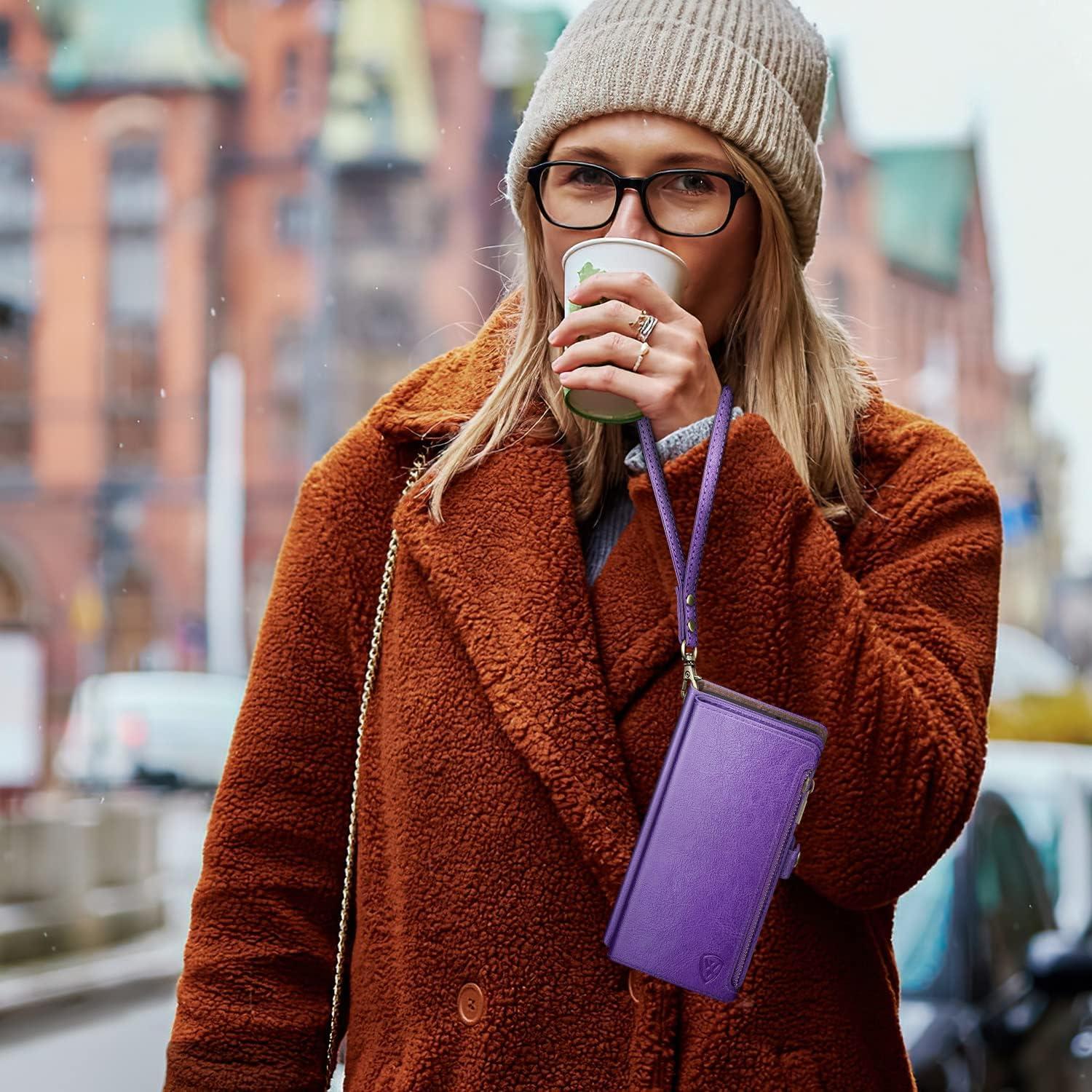 Funda XcaseBar para iPhone 16 Pro Max con billetera RFID