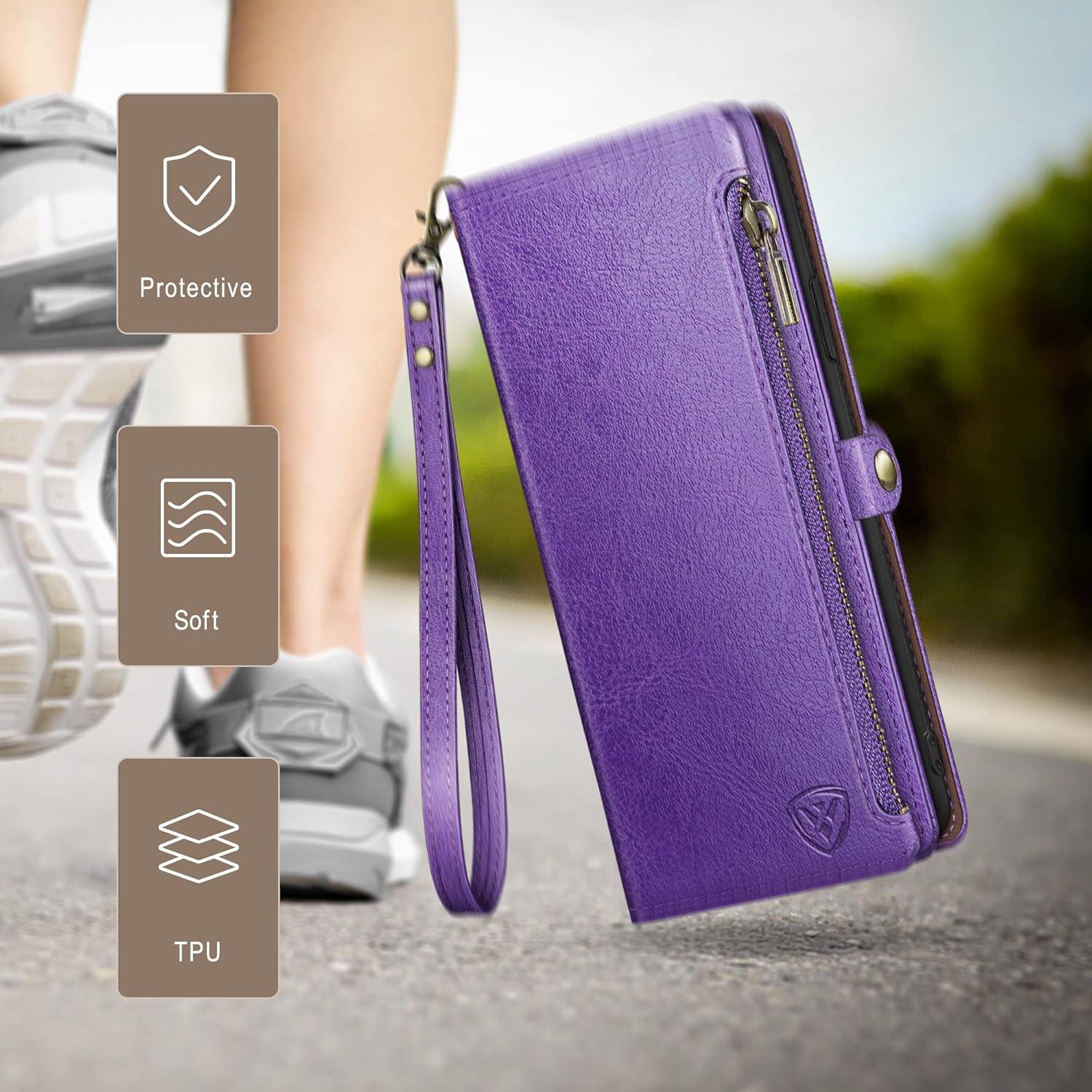 Funda XcaseBar para iPhone 16 Pro Max con billetera RFID