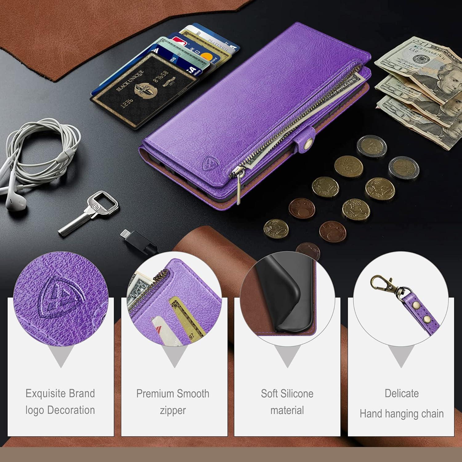 Funda XcaseBar para iPhone 16 Pro Max con billetera RFID