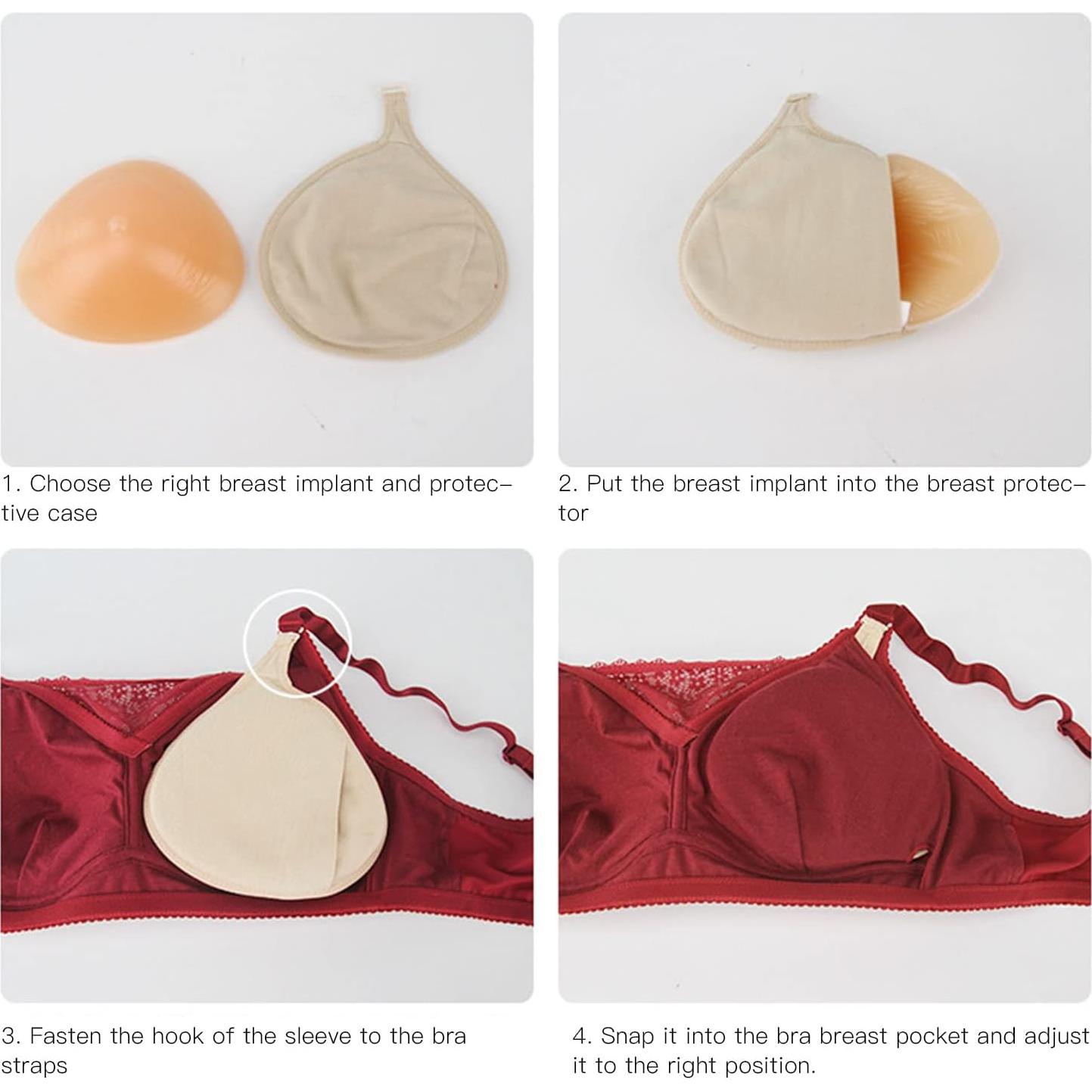 Protector de Senos YUYTE con Bolsillo Suave Transpirable