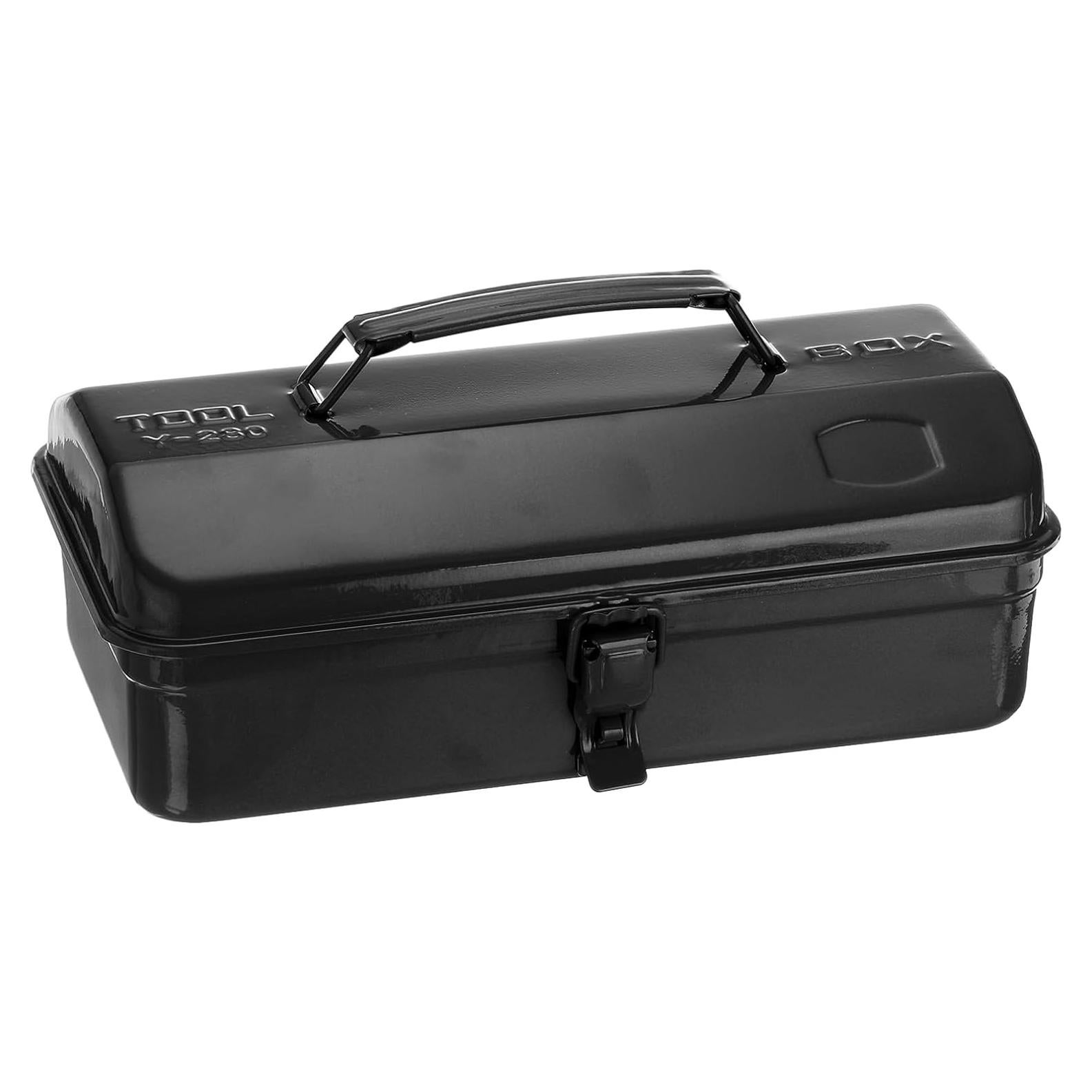 Caja de Herramientas HARFINGTON 29 cm Acero Negro con Cerradura