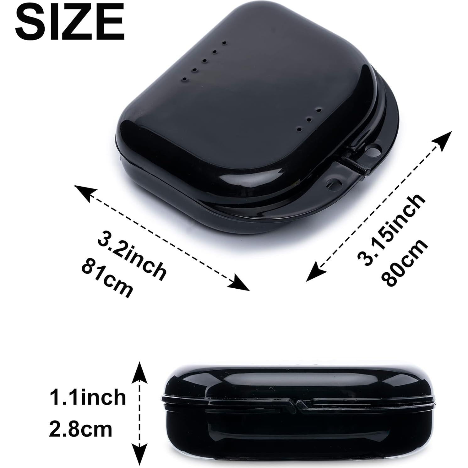 Estuche para Retenedores Hoewina 6 Pcs Colores Variados 8x8.1 cm