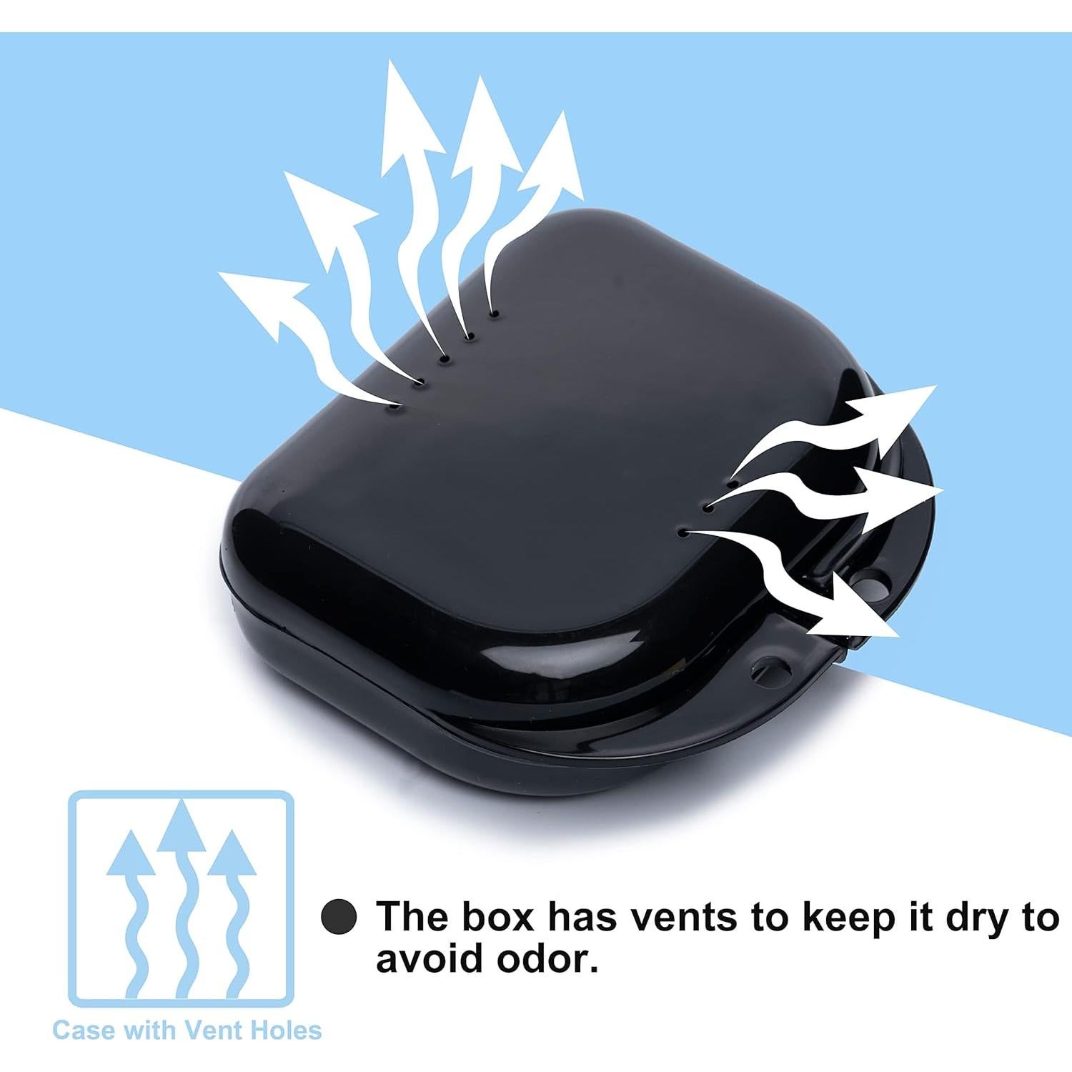 Estuche para Retenedores Hoewina 6 Pcs Colores Variados 8x8.1 cm