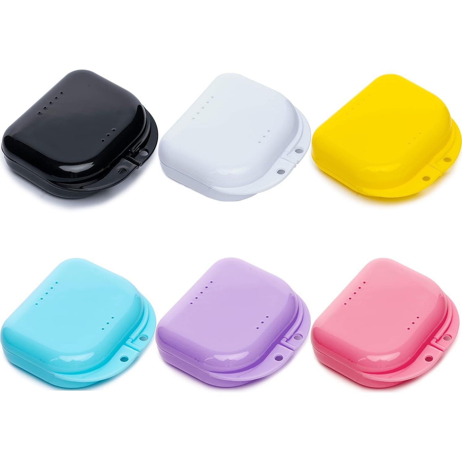 Estuche para Retenedores Hoewina 6 Pcs Colores Variados 8x8.1 cm