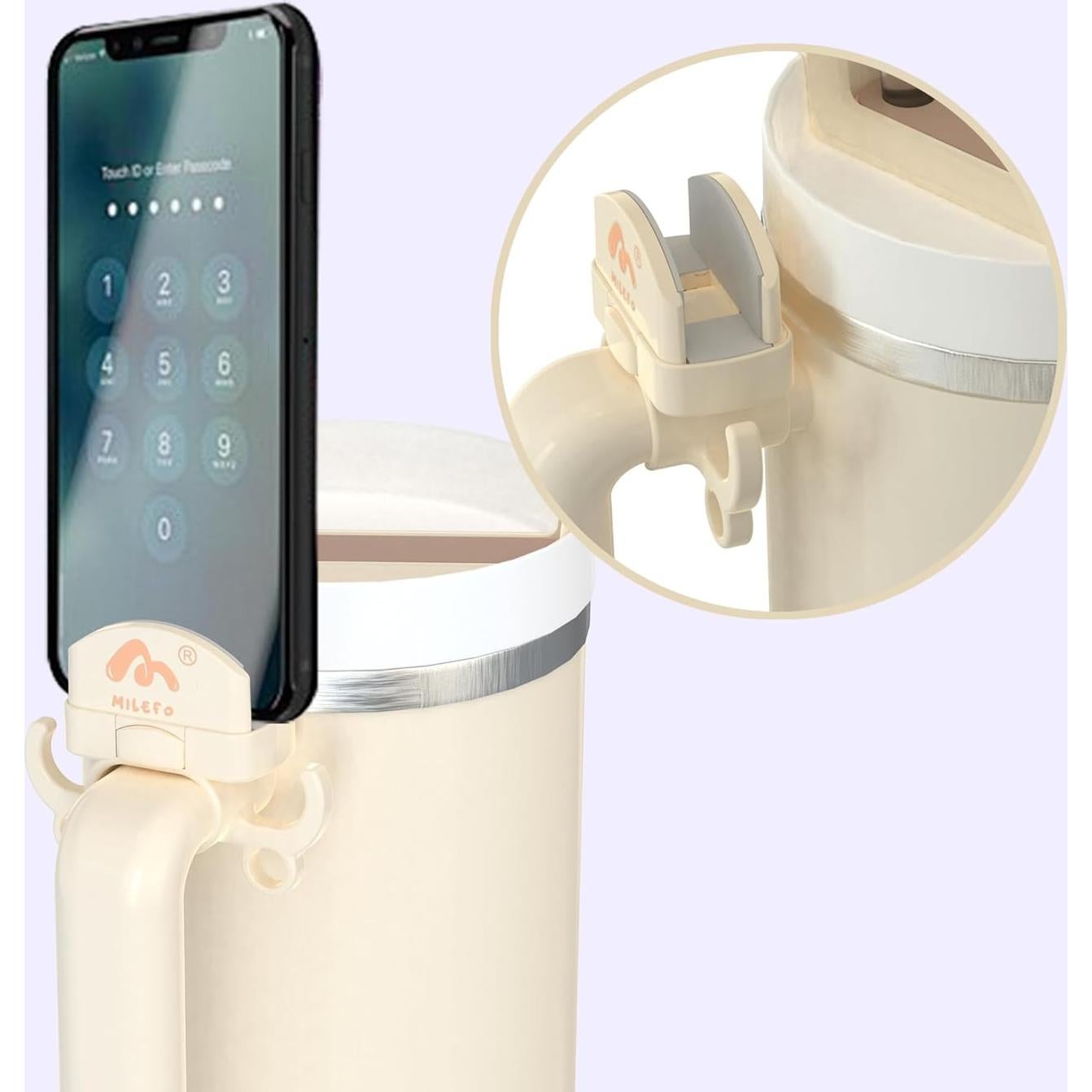 Soporte para Teléfono CUPTURNER Compatible con Tumblers Stanley