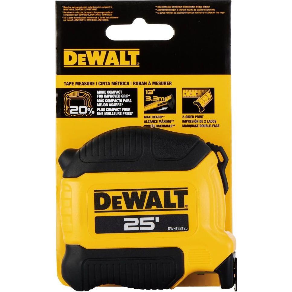 Cinta Métrica DEWALT Atomic Compact 3.96 m con Freno