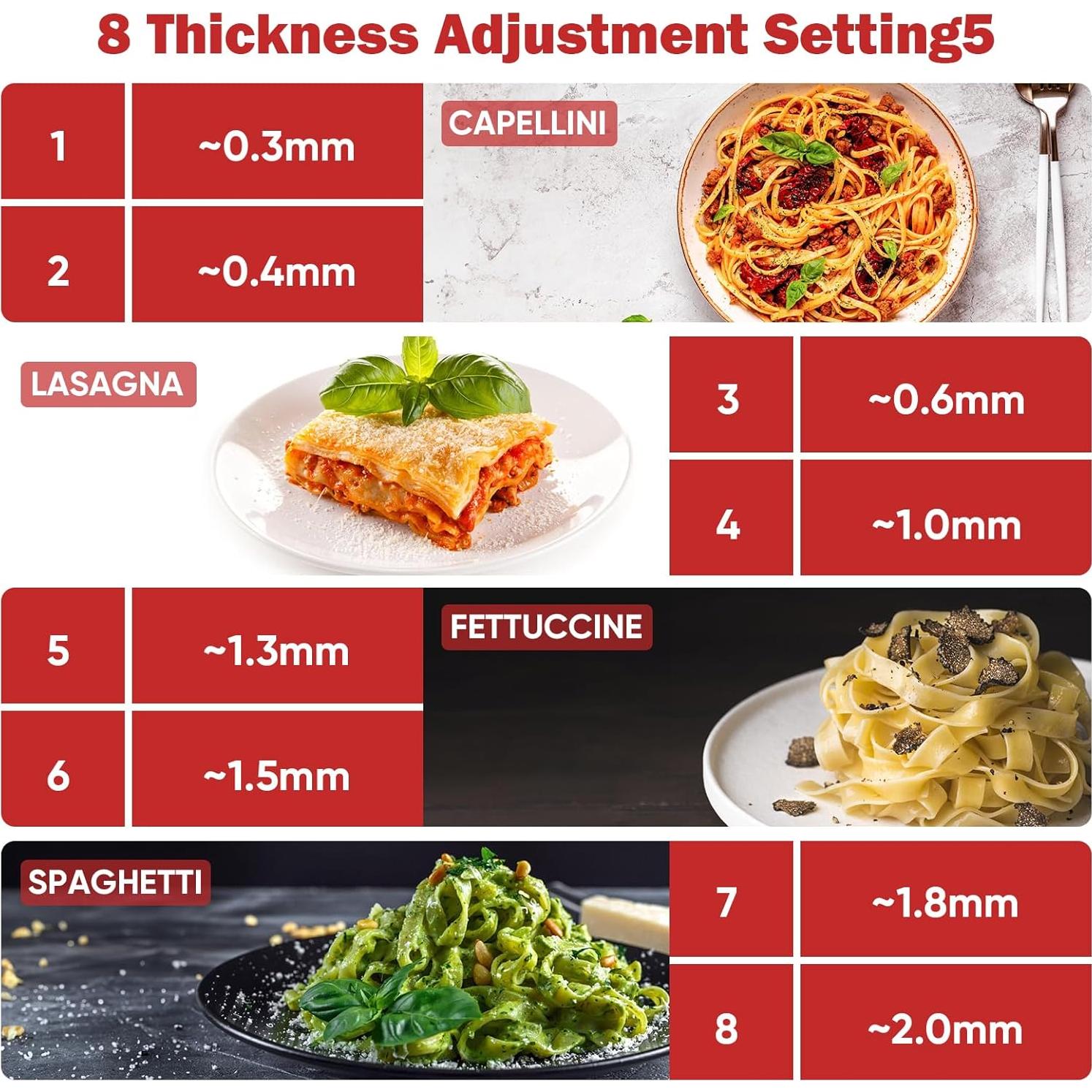 Accesorio de Pasta 3 en 1 Gvode para Batidora Kitchenaid