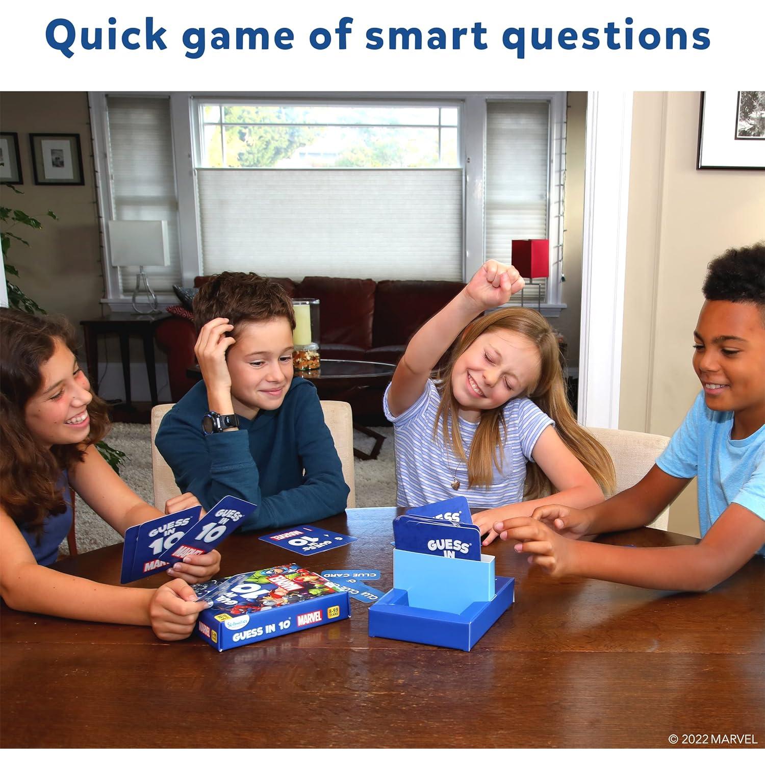 Skillmatics Adivina en 10 Marvel Juego de Cartas 2-6 Jugadores