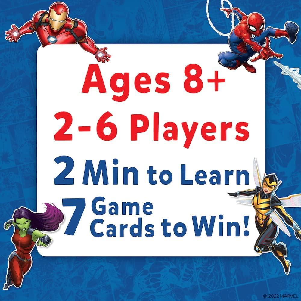 Skillmatics Adivina en 10 Marvel Juego de Cartas 2-6 Jugadores