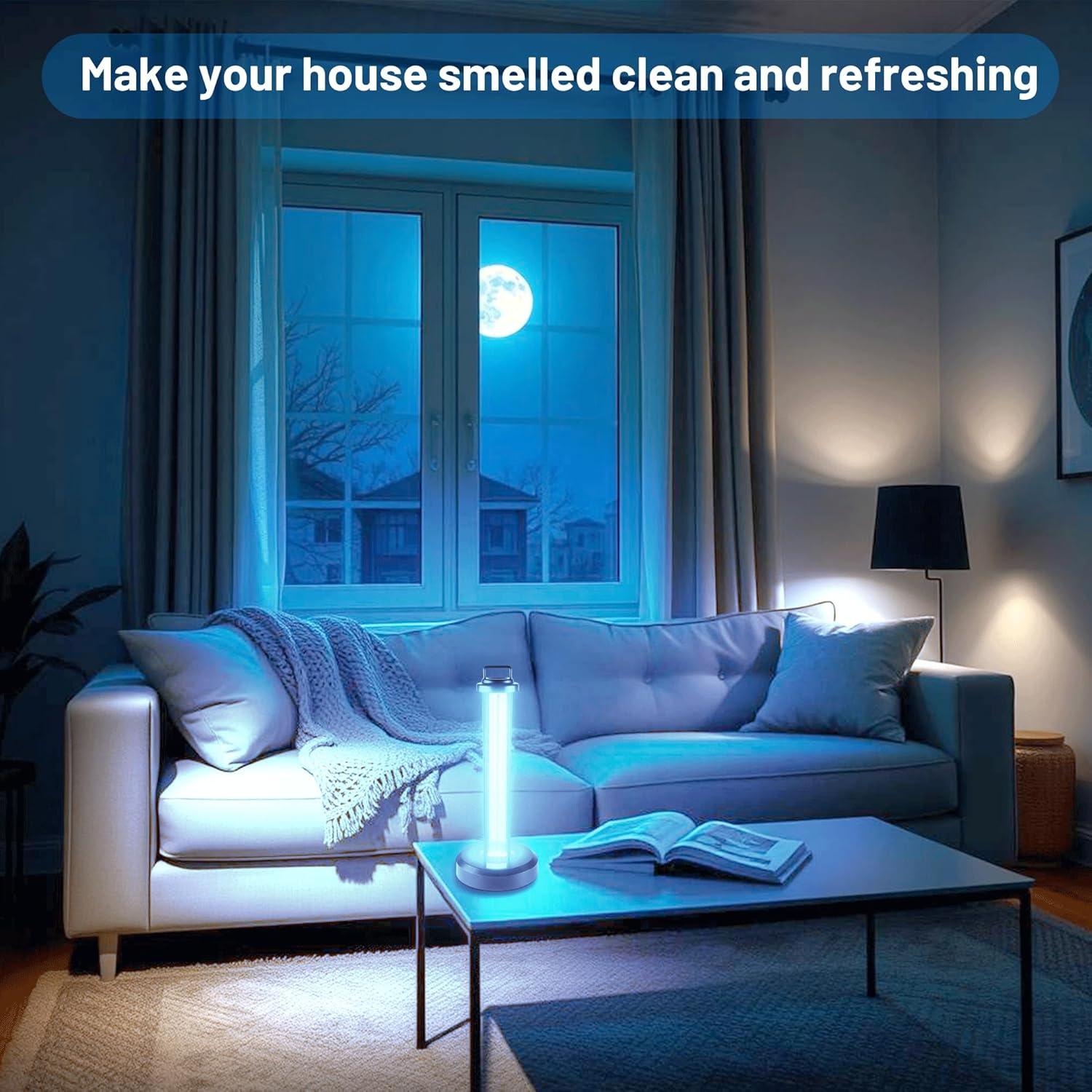 Luz Desinfectante UV-C Coospider 38W con Control Remoto