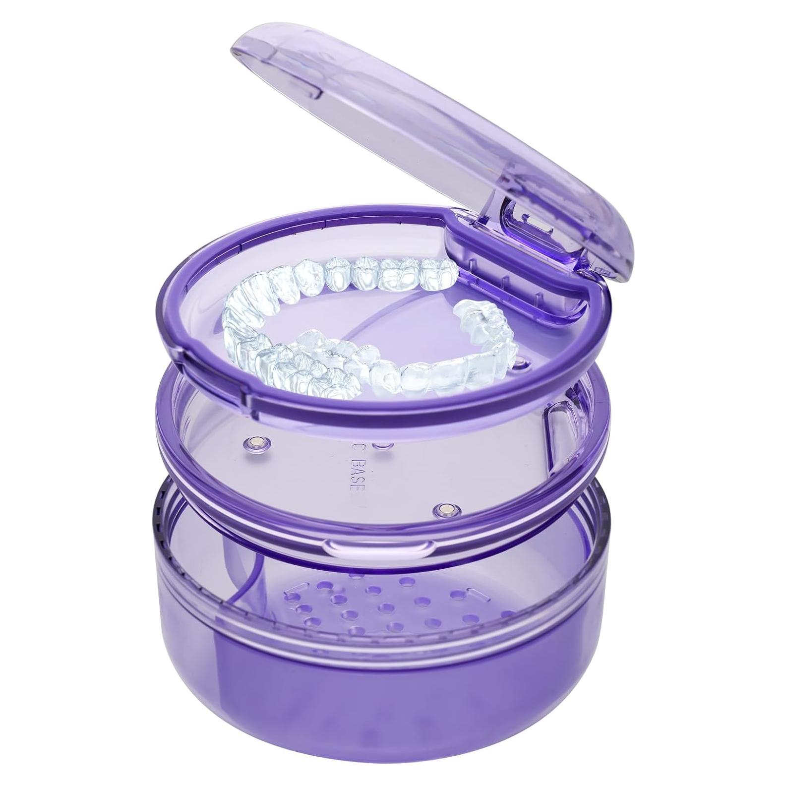 Estuche 2-en-1 Coolrunner para Retenedores y Dentaduras