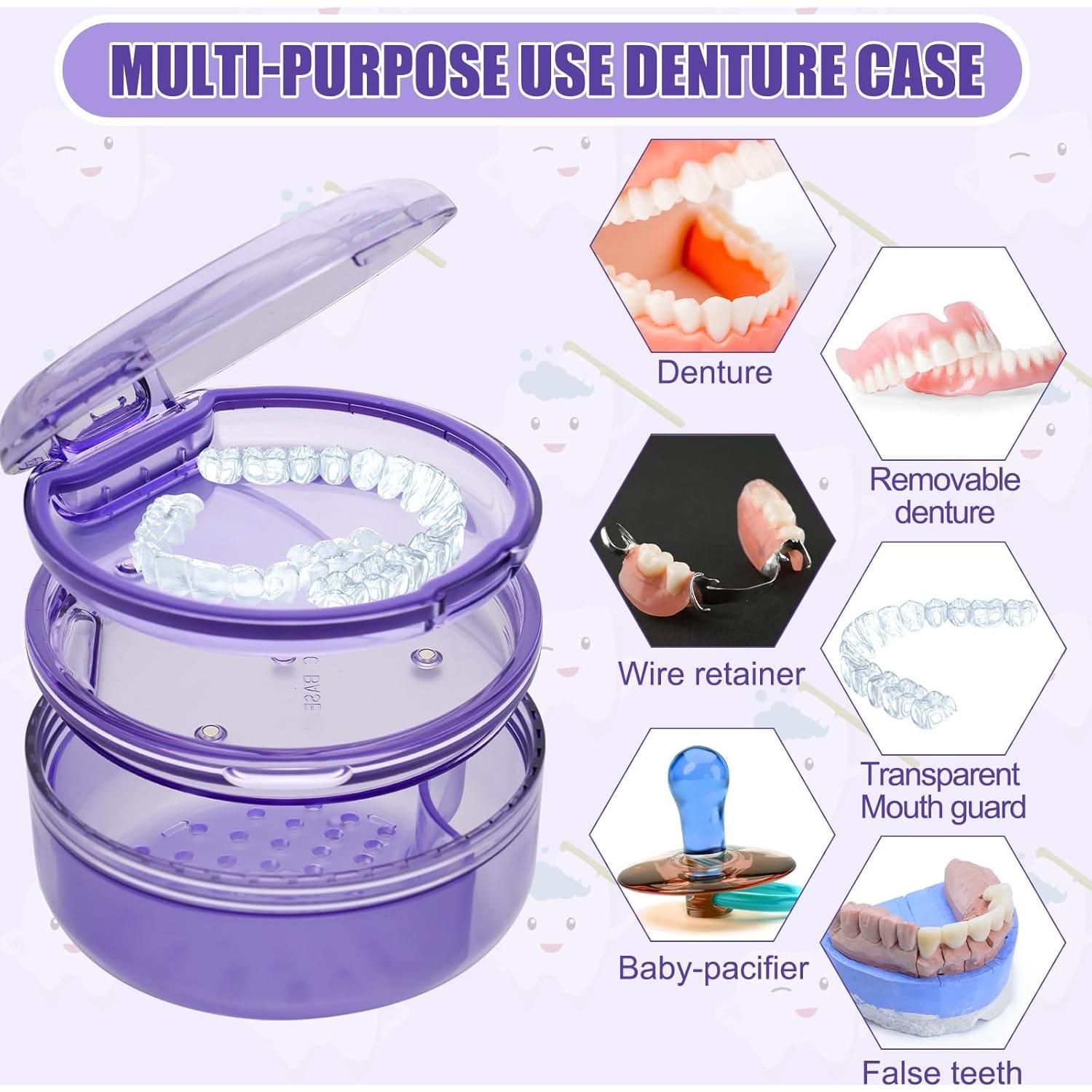 Estuche 2-en-1 Coolrunner para Retenedores y Dentaduras