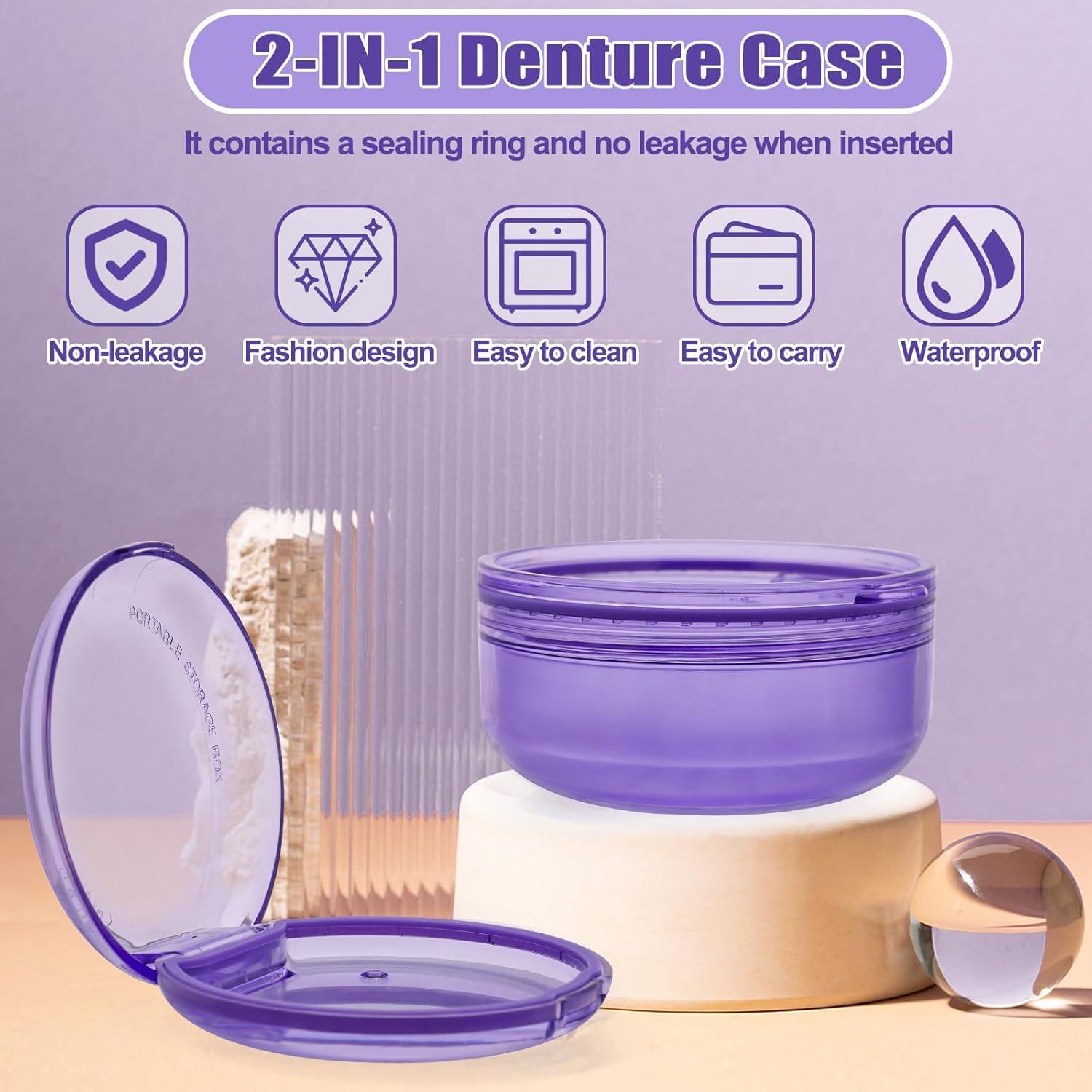 Estuche 2-en-1 Coolrunner para Retenedores y Dentaduras