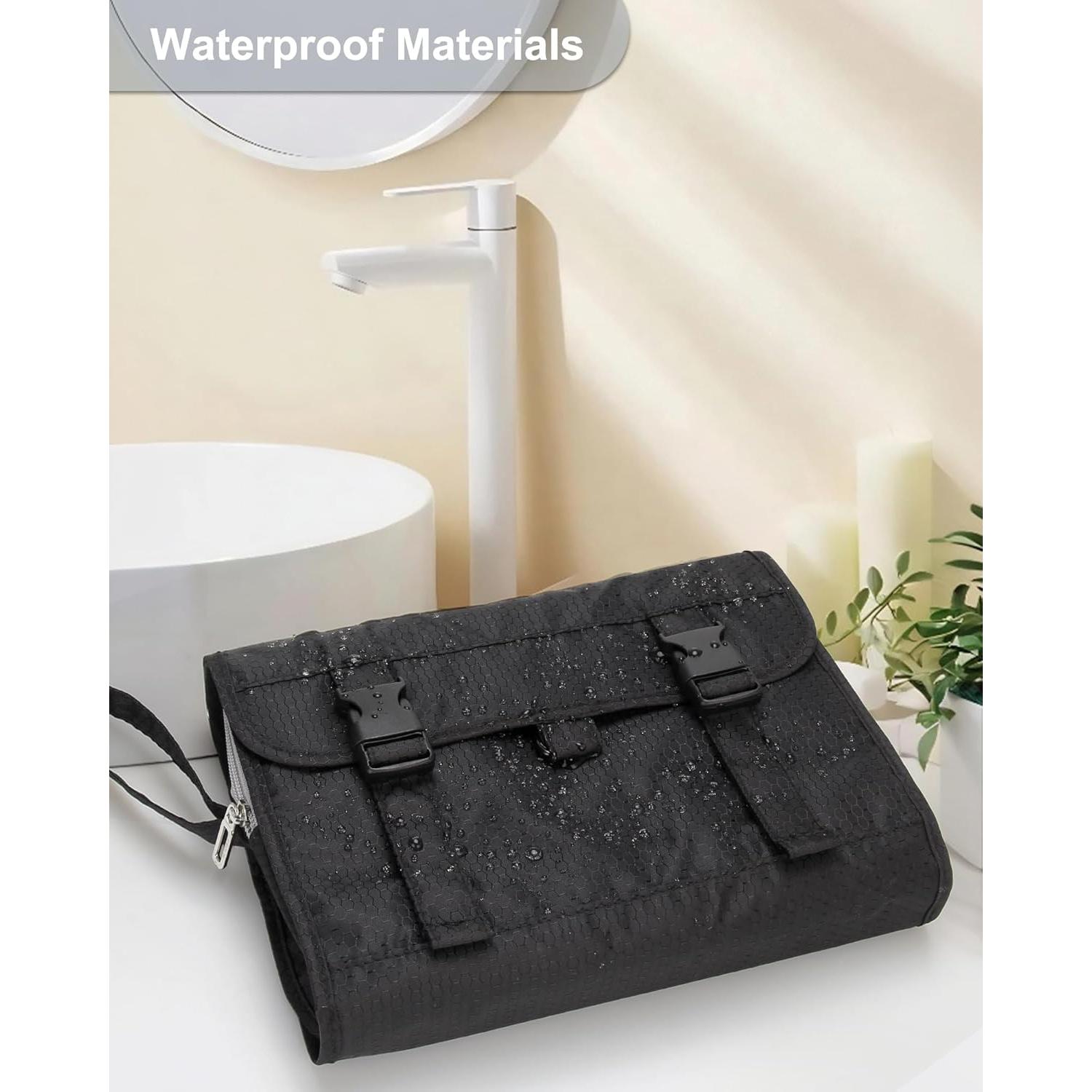 Bolsa de Aseo Colgante Relavel Grande Impermeable Negro