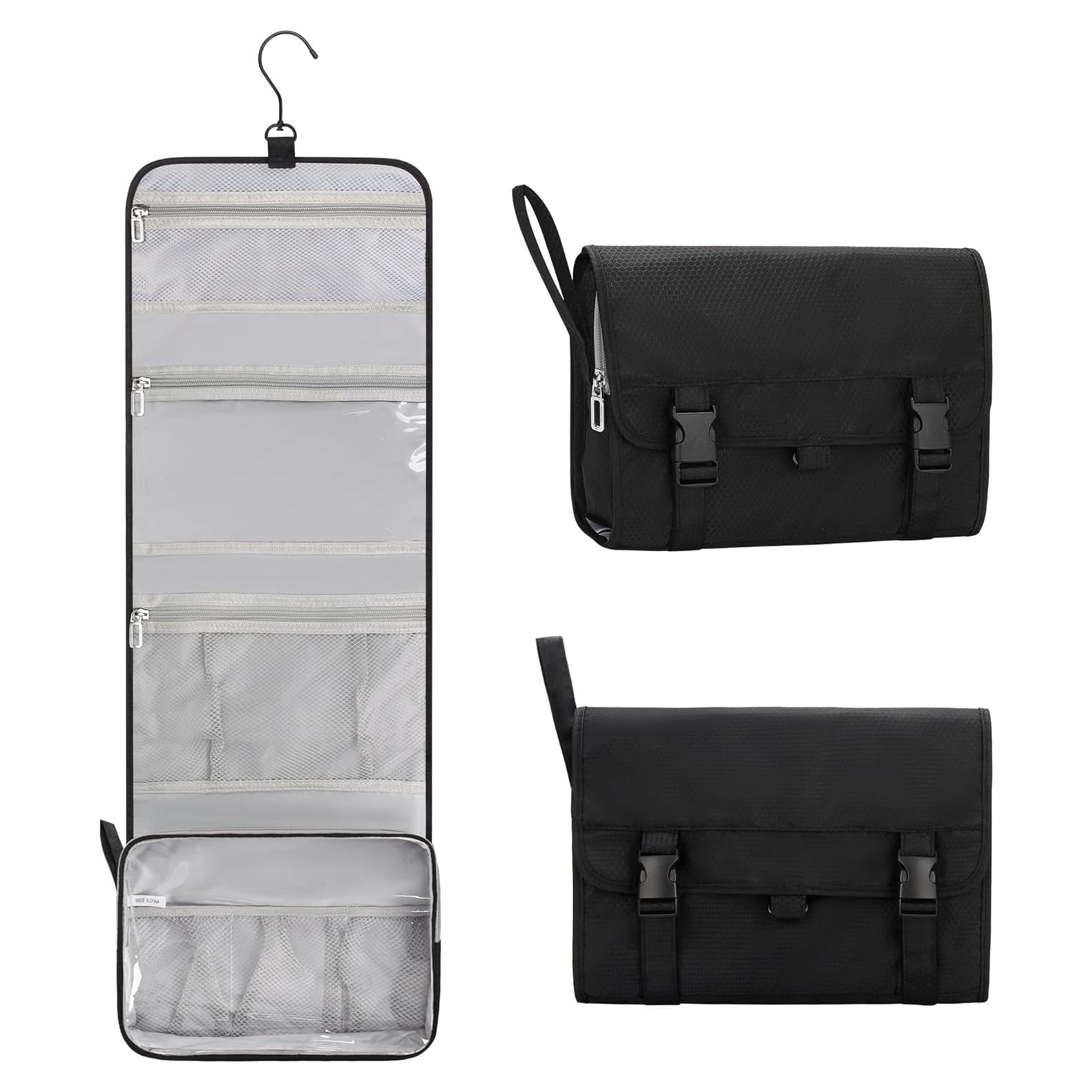 Bolsa de Aseo Colgante Relavel Grande Impermeable Negro