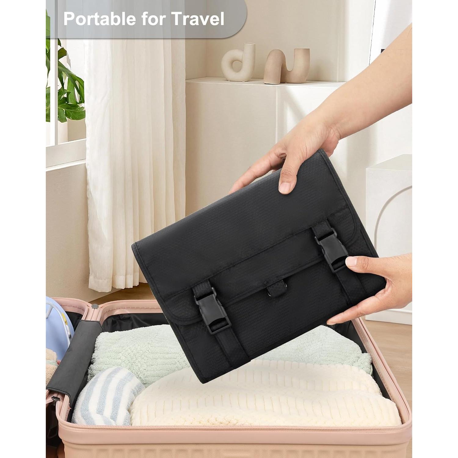 Bolsa de Aseo Colgante Relavel Grande Impermeable Negro