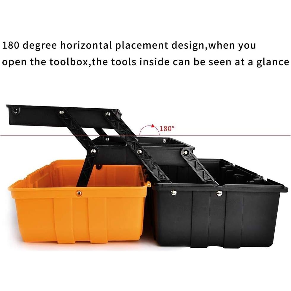 Caja de Almacenamiento Plástica 3 Capas Ganchun 43.18x17.78x17.78 cm