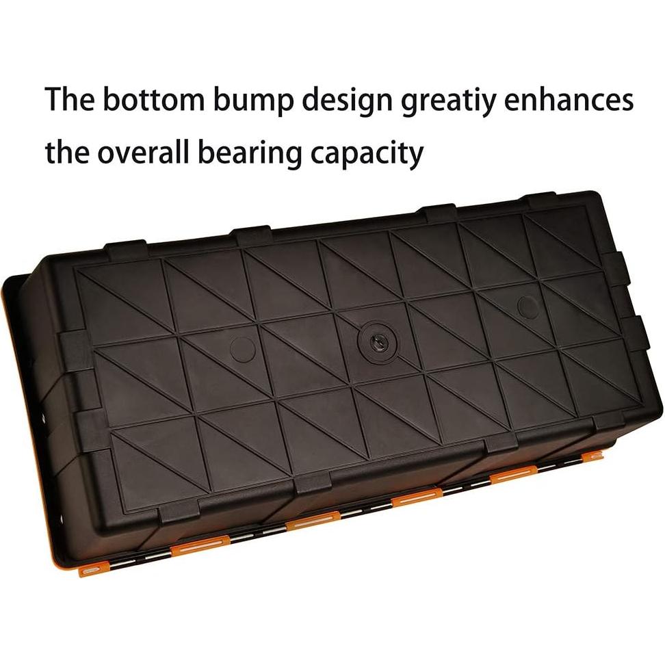 Caja de Almacenamiento Plástica 3 Capas Ganchun 43.18x17.78x17.78 cm