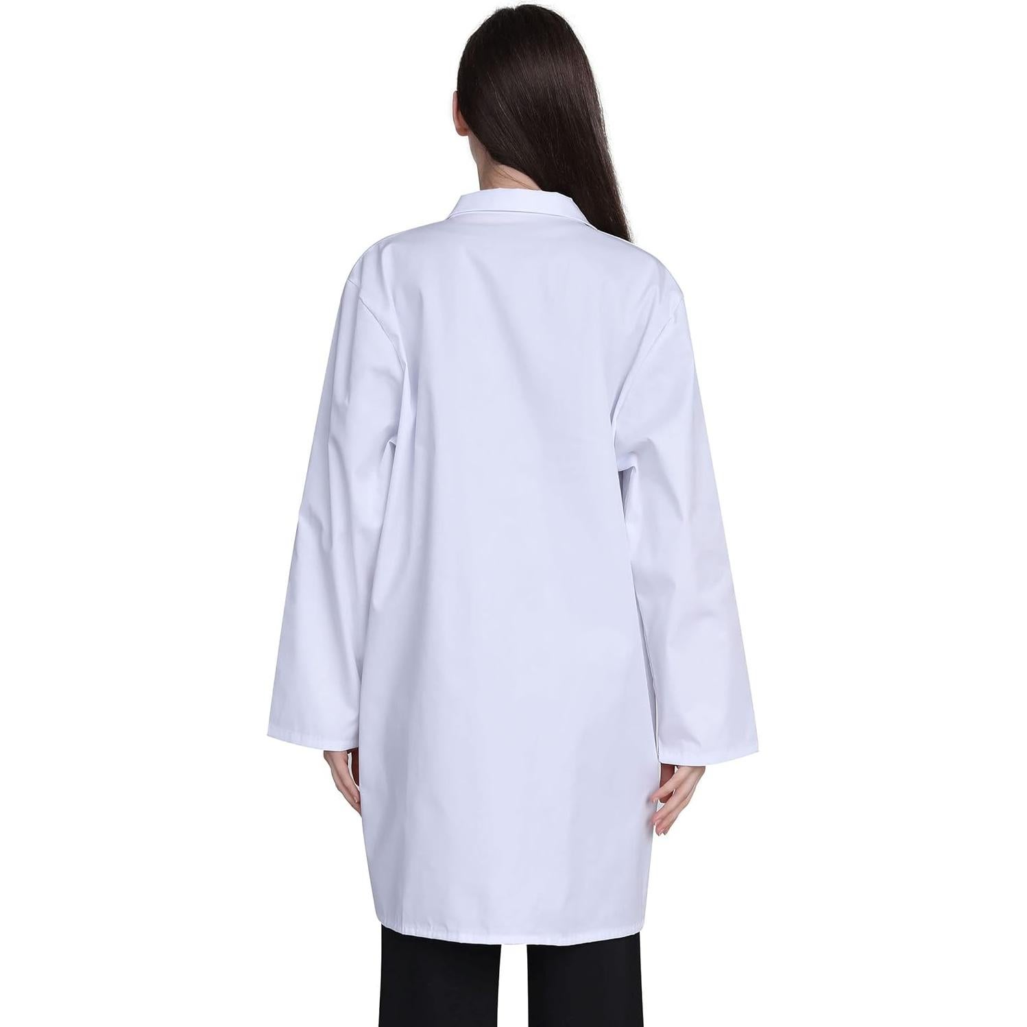 Bata de laboratorio GOQUCHEP para mujer XL blanca