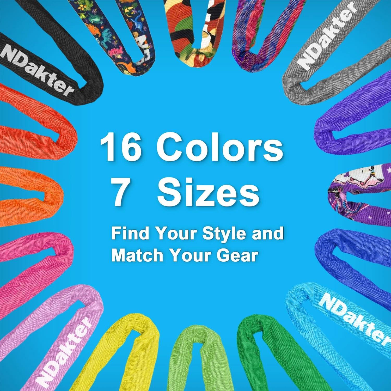 Candado de Cadena NDakter 2.62m Antirrobo Reajustable