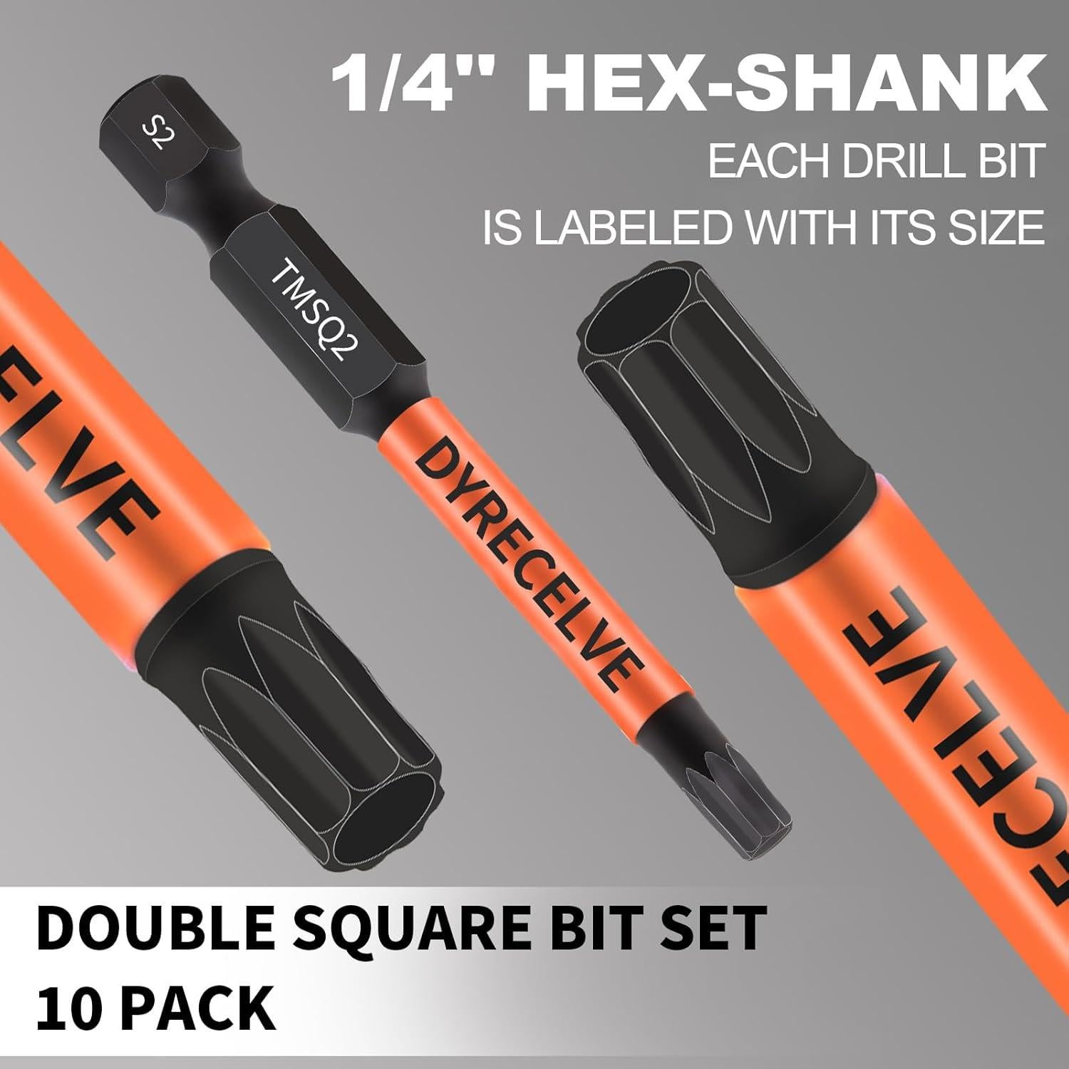 Juego de Puntas Torx Estrella 8 Puntos DYRECELVE 10 Piezas