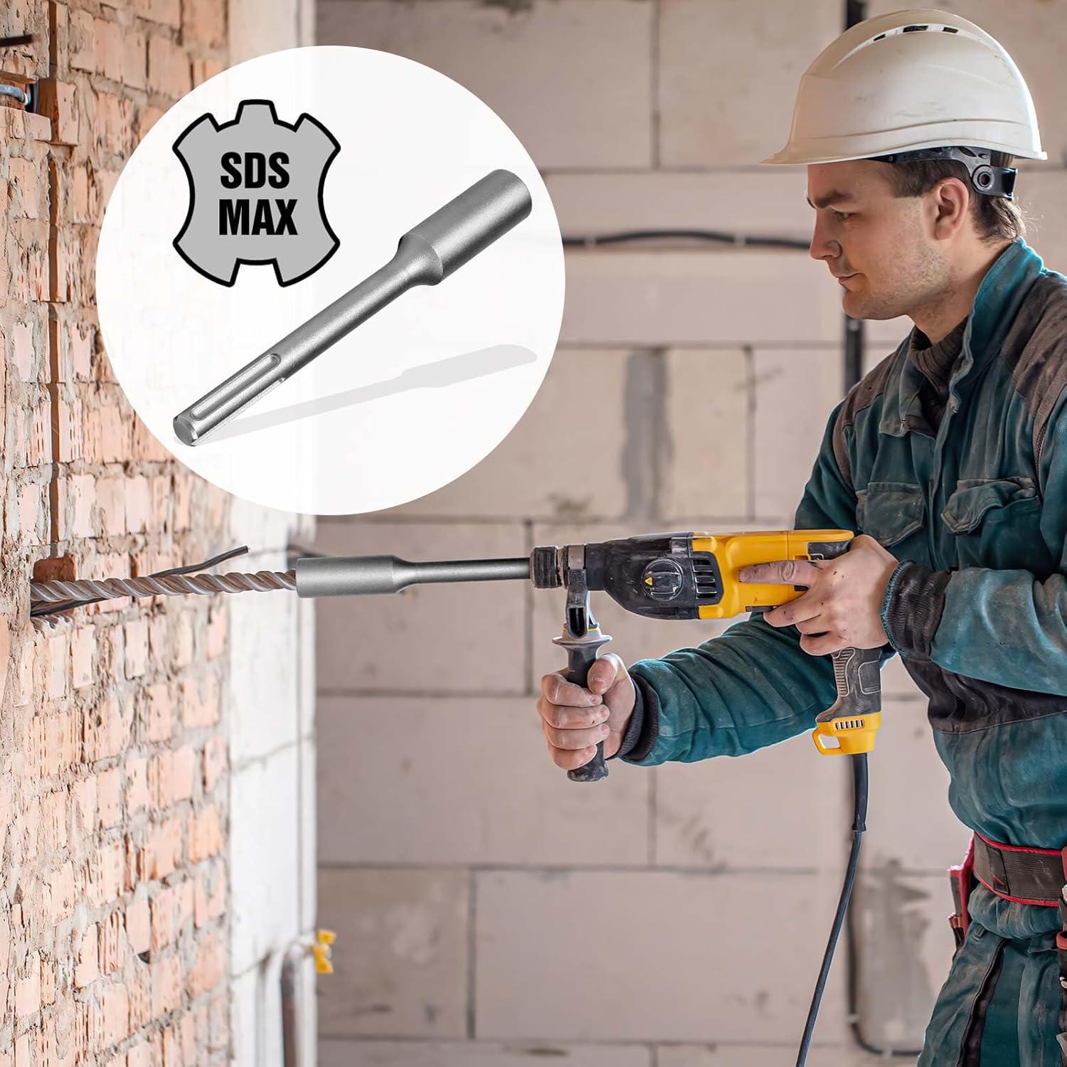 Conductor de Varilla de Tierra SDS-Max Mdkave 25.4 cm Duradero