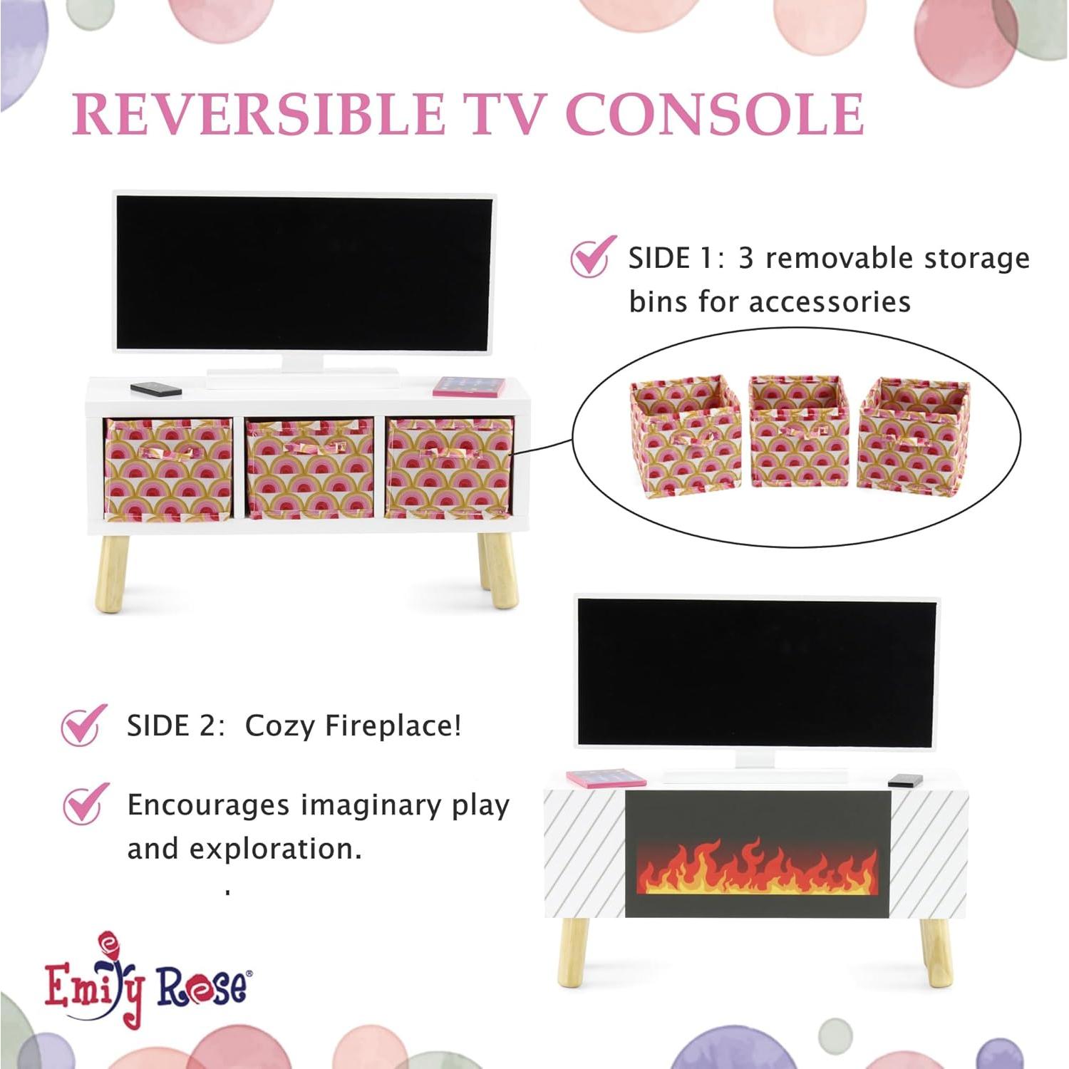 Conjunto de Muebles de Sala para Muñecas Emily Rose 18"