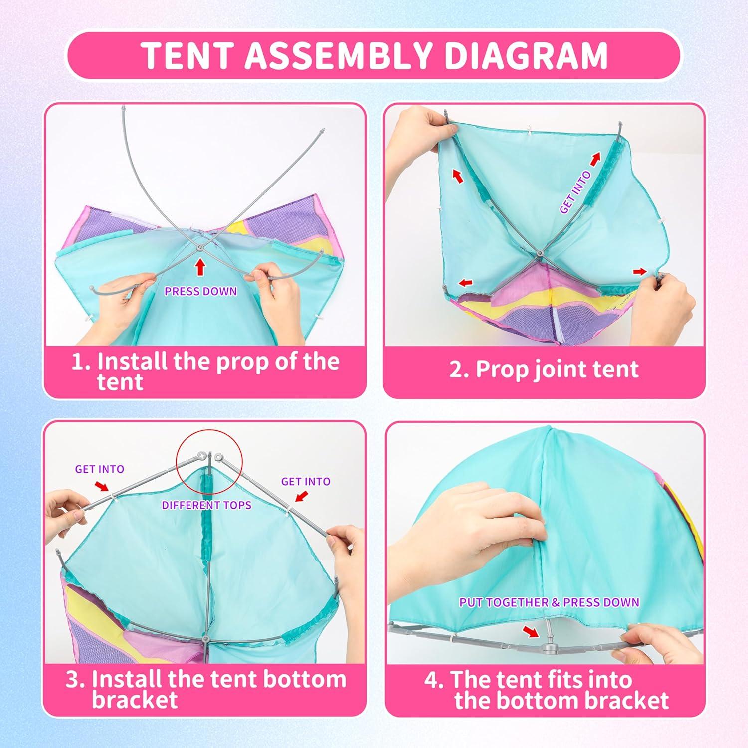 Casa de Muñecas Plegable Style Shine con 60+ Accesorios