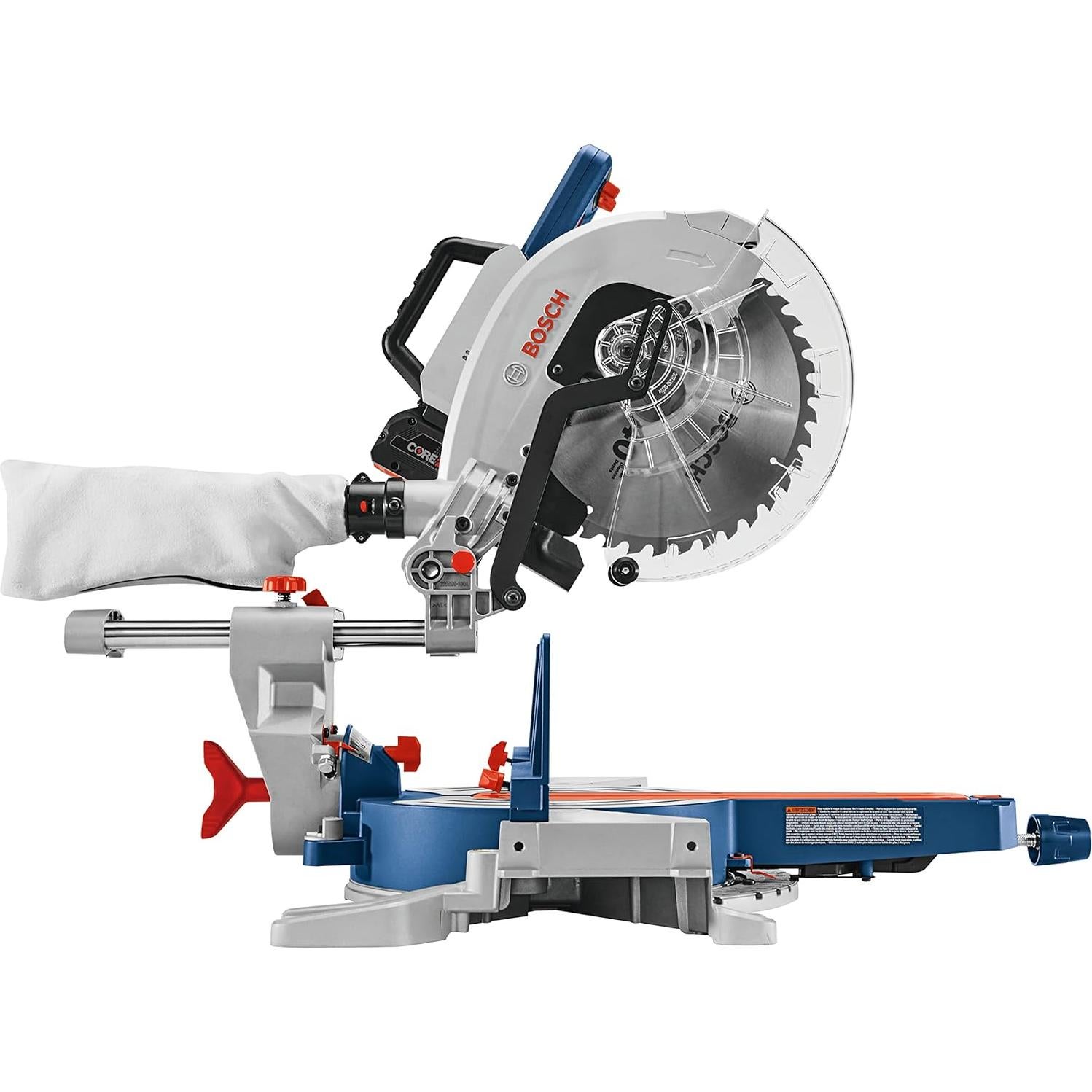 BOSCH GCM18V-12SDN14 PROFACTOR™ 18V 12 In. Dual-Bevel Slide Miter Saw Kit with (1) CORE18V® 8 Ah High Power Battery